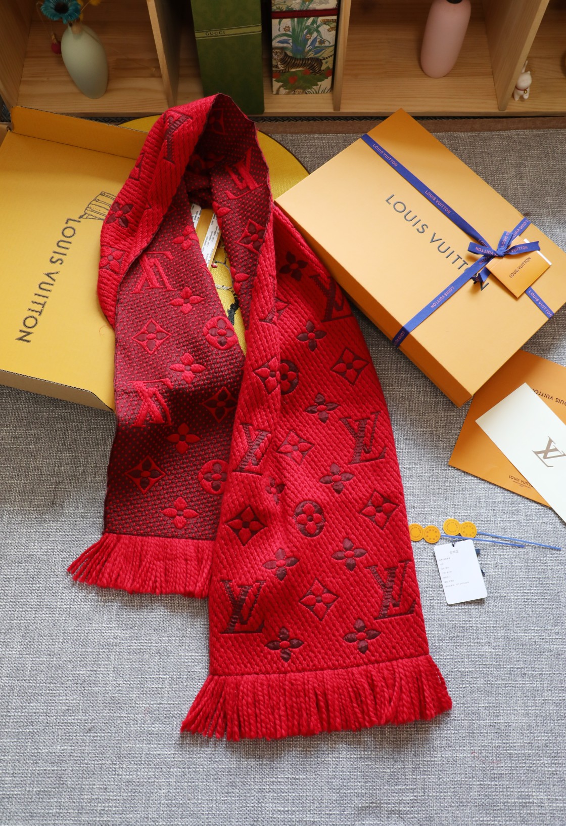 Louis Vuitton 毛线大红