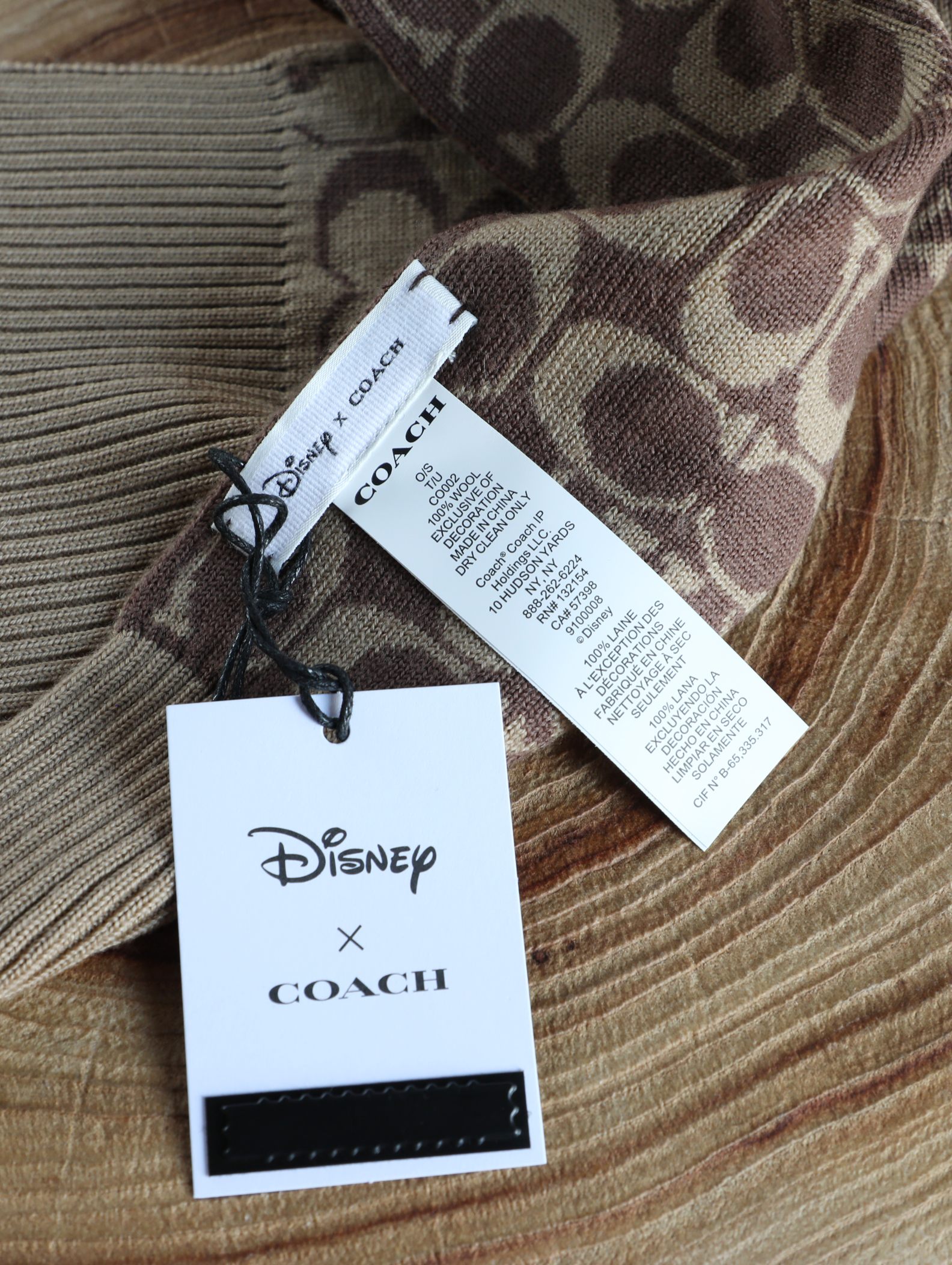 Coach COACH＆迪士尼 联名米奇围巾