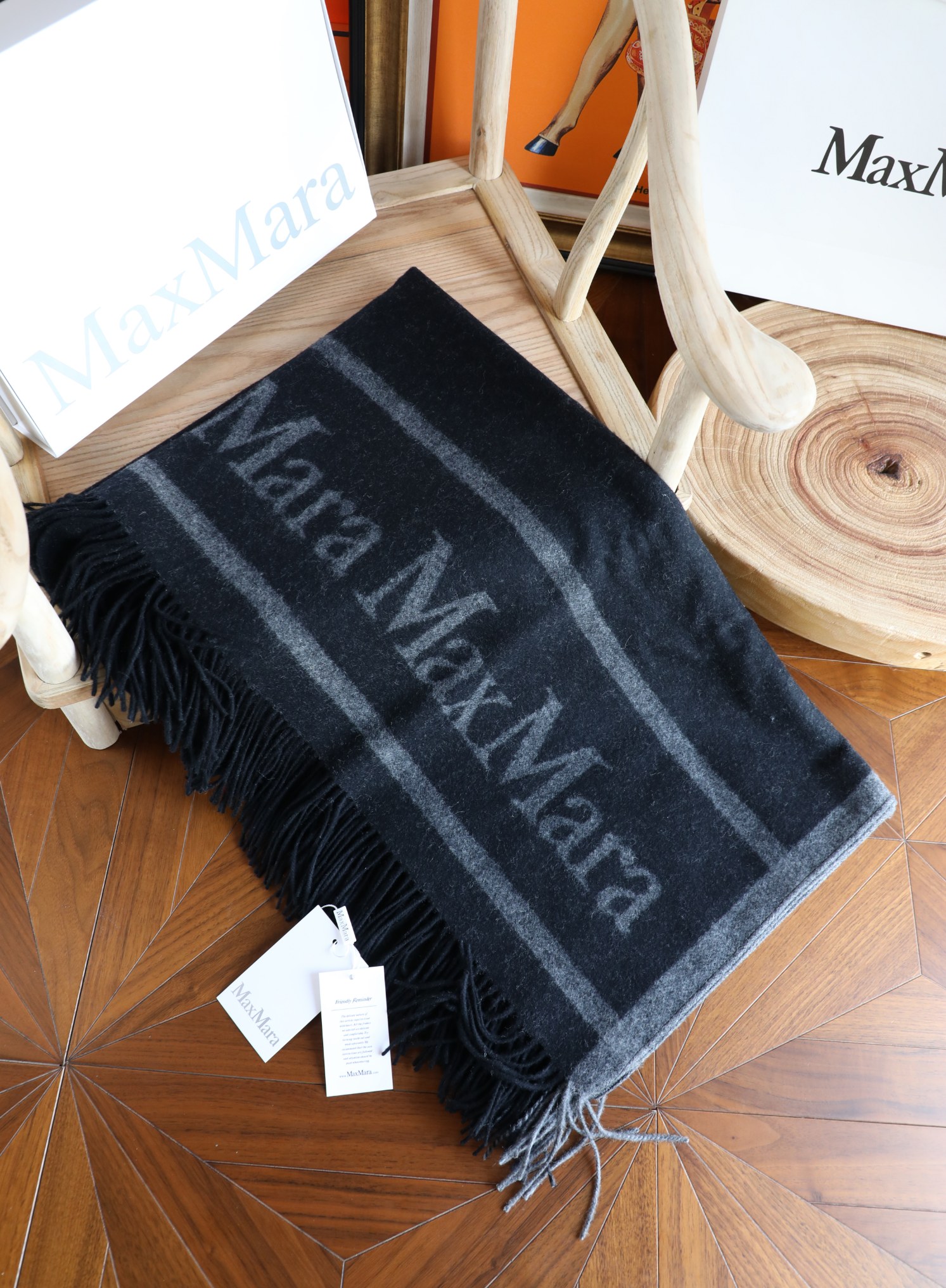 Unknown maxmara 双面羊绒斗篷