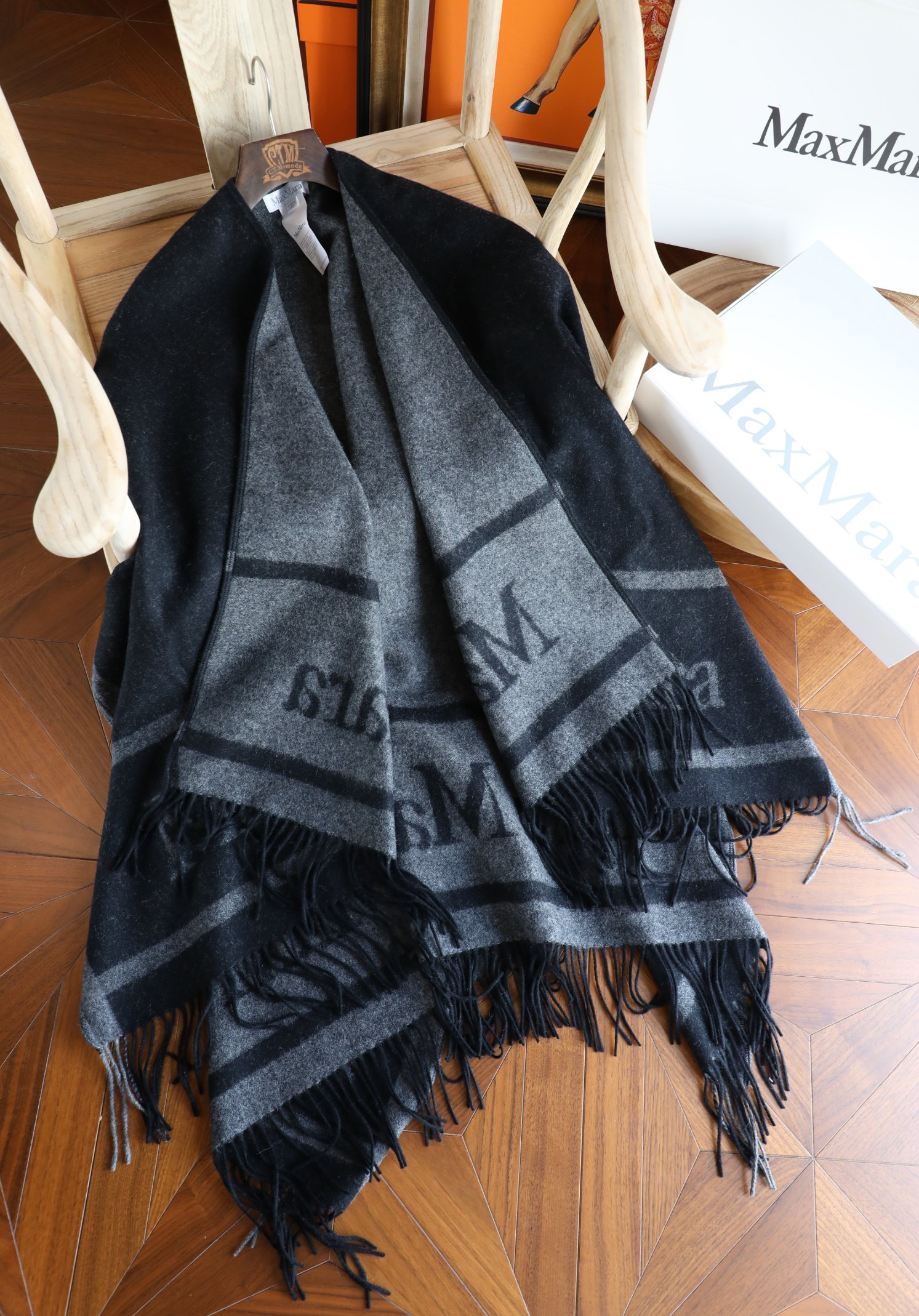 Unknown maxmara 双面羊绒斗篷