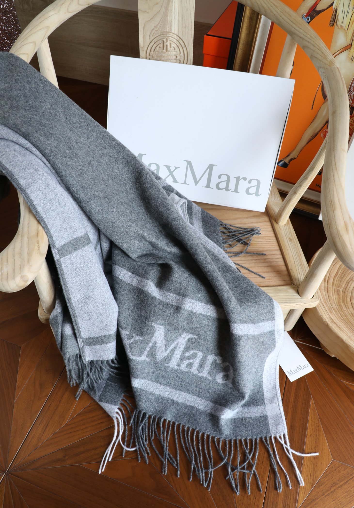 Unknown maxmara 双面羊绒斗篷