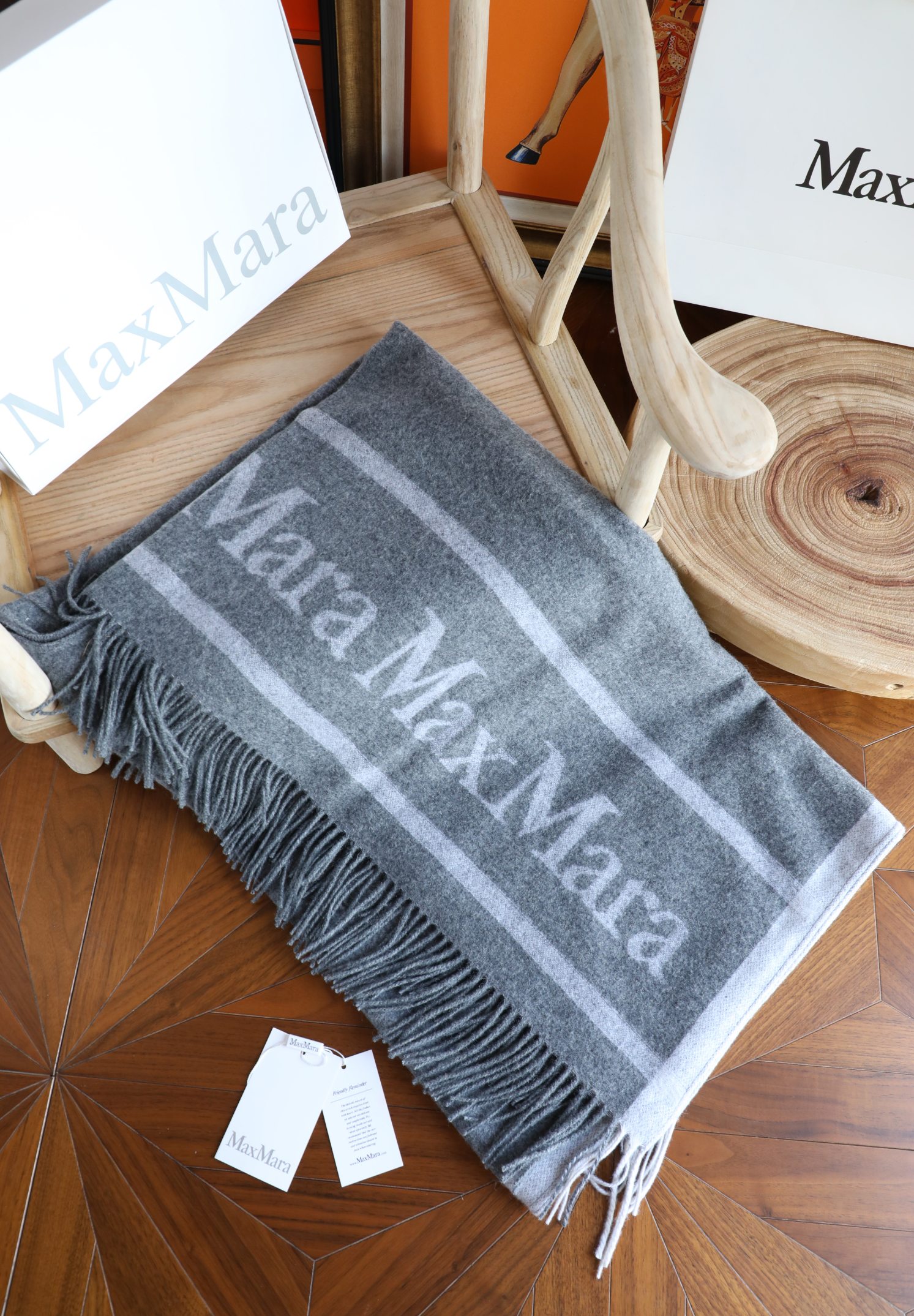 Unknown maxmara 双面羊绒斗篷