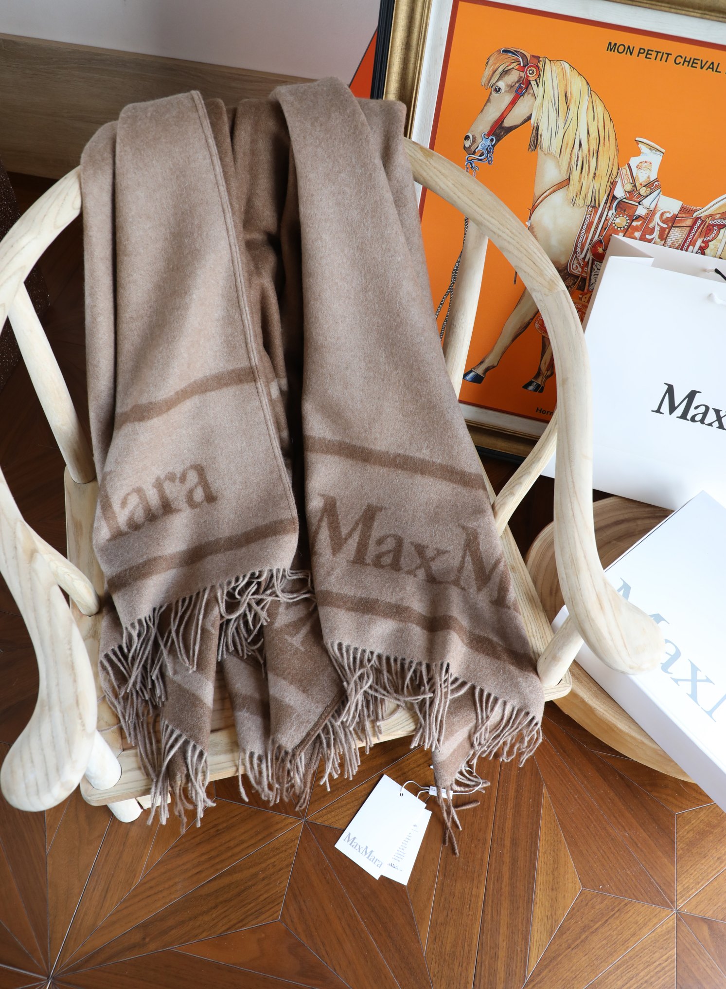Unknown maxmara 双面羊绒斗篷