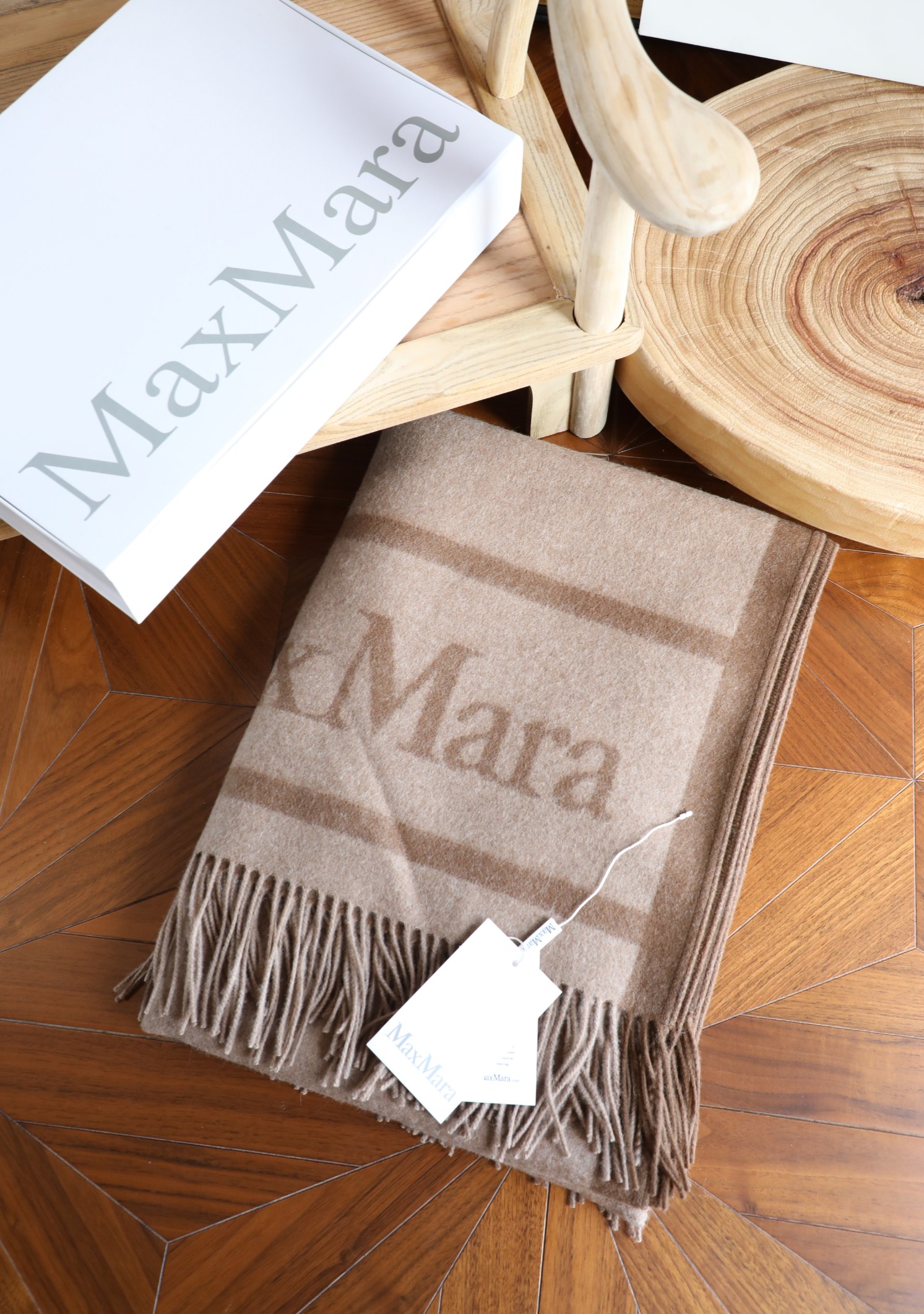Unknown maxmara 双面羊绒斗篷