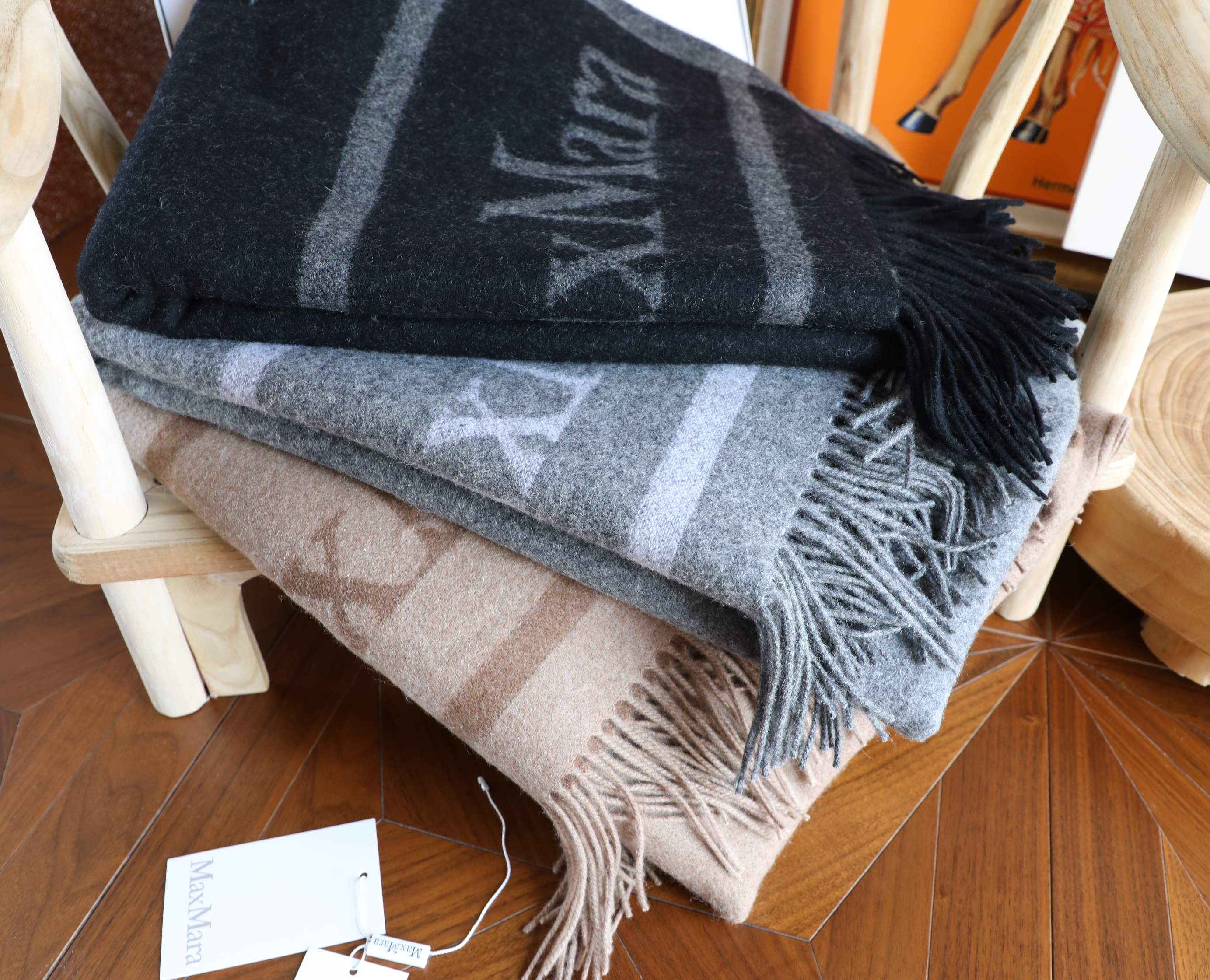 Unknown maxmara 双面羊绒斗篷