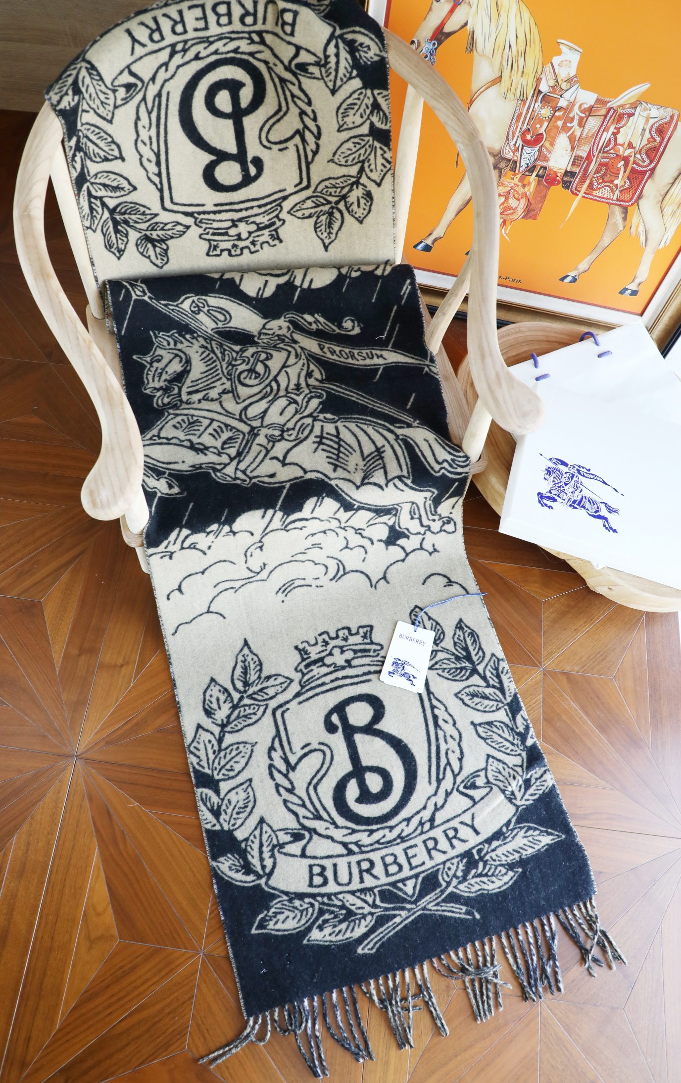 Burberry b战马 披肩
