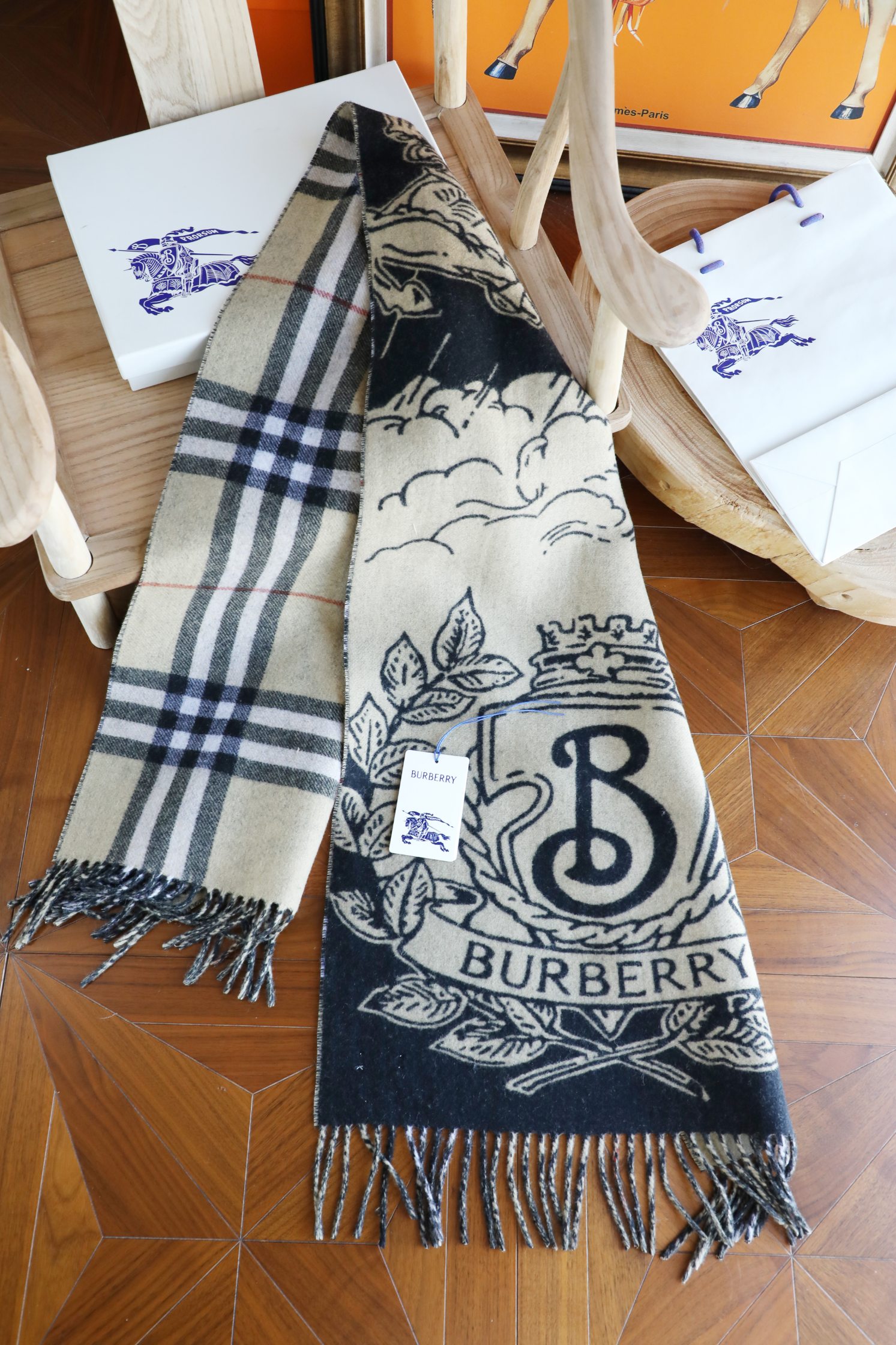 Burberry b战马 披肩