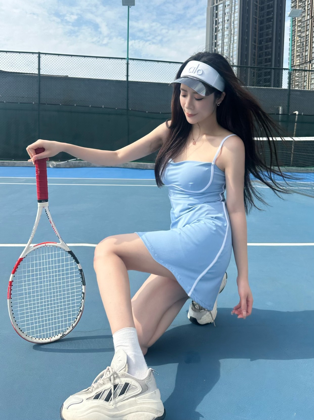 Alo skirt everyday light blue yoga
