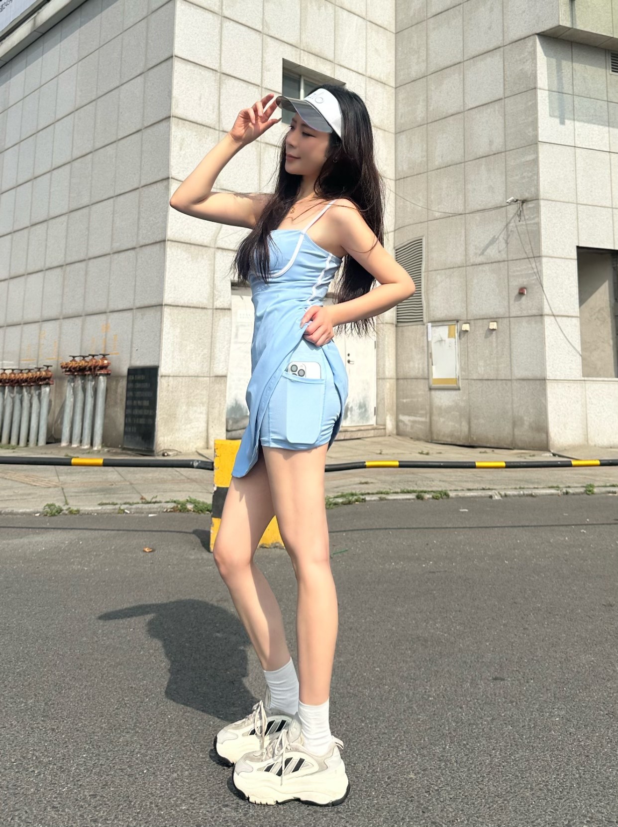 Alo skirt everyday light blue yoga