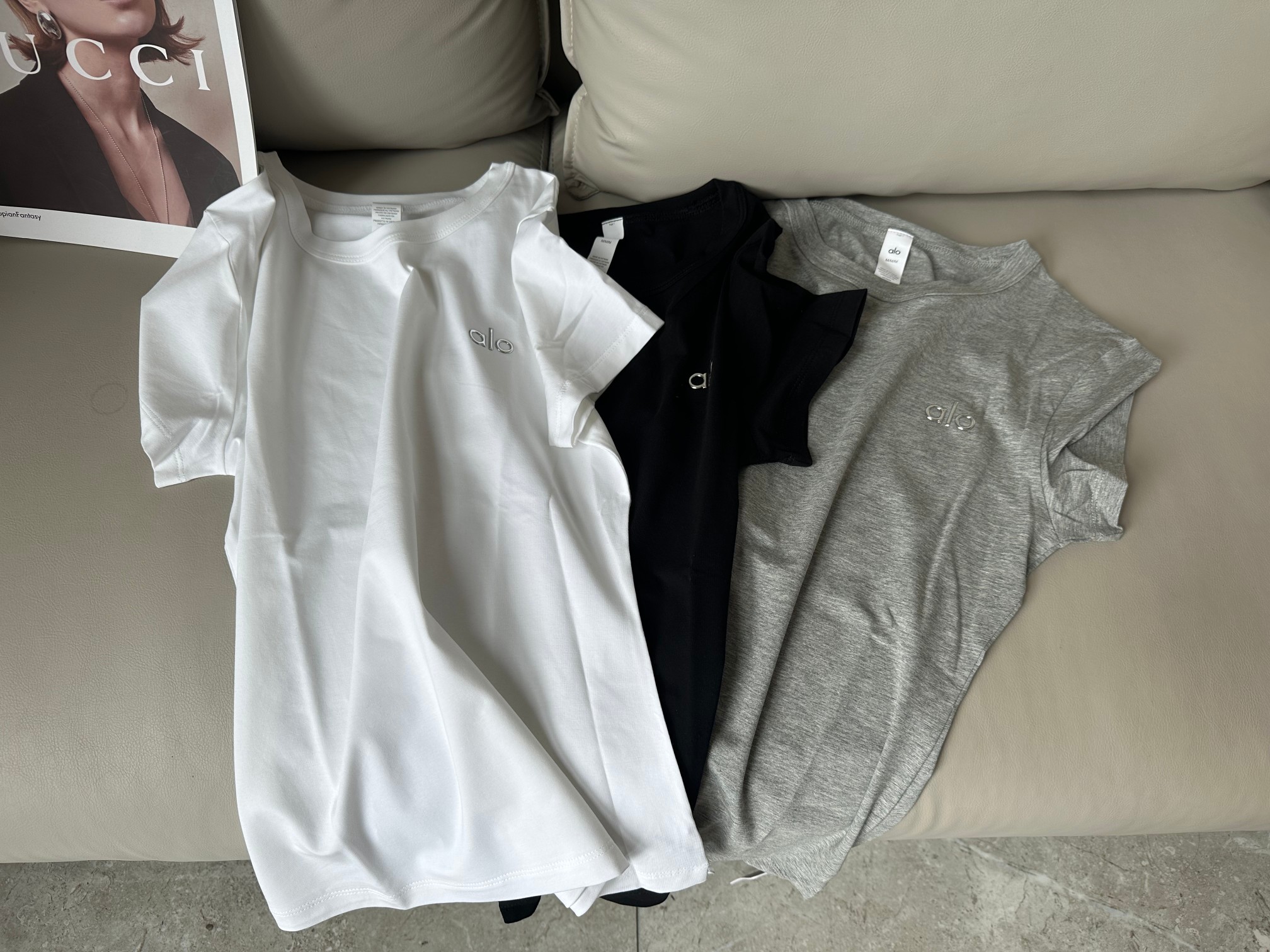 Alo t-shirt everyday white yoga