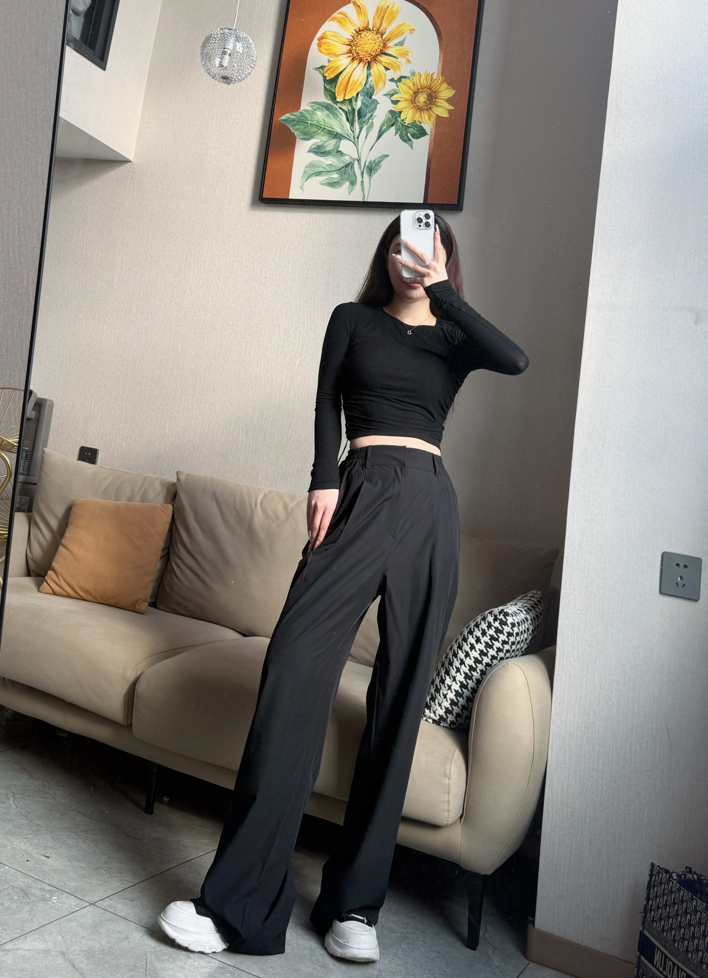 Alo long sleeve everyday black yoga