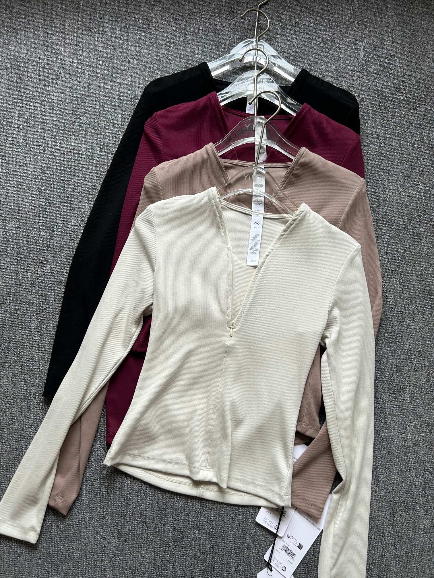 Alo long sleeve everyday cream yoga