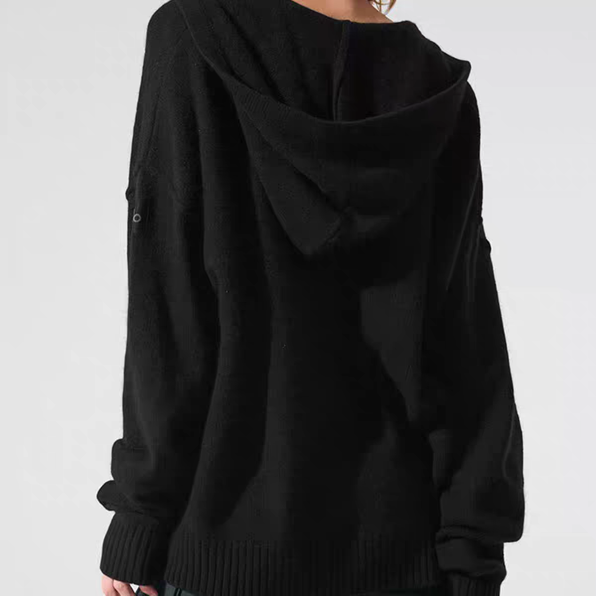 Alo jacket lounge black yoga