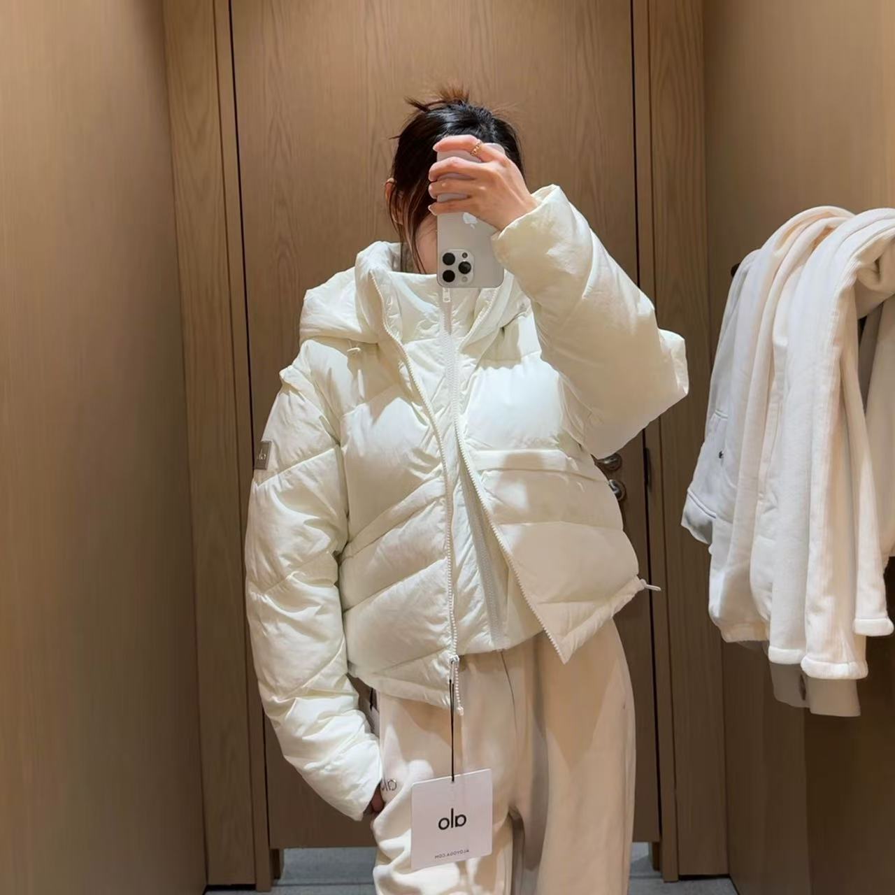 Alo jacket everyday ivory yoga