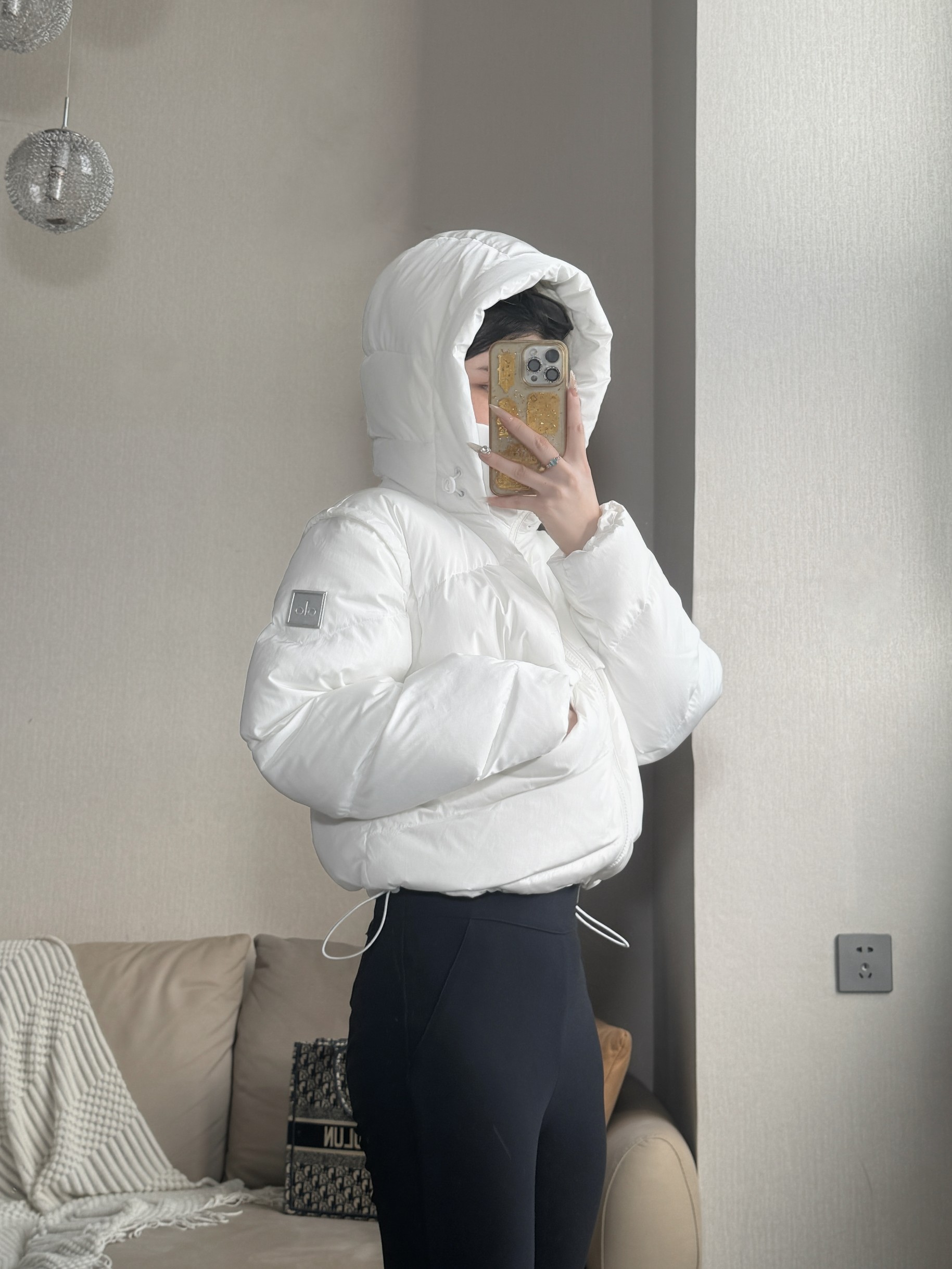 Alo Jacket White yoga