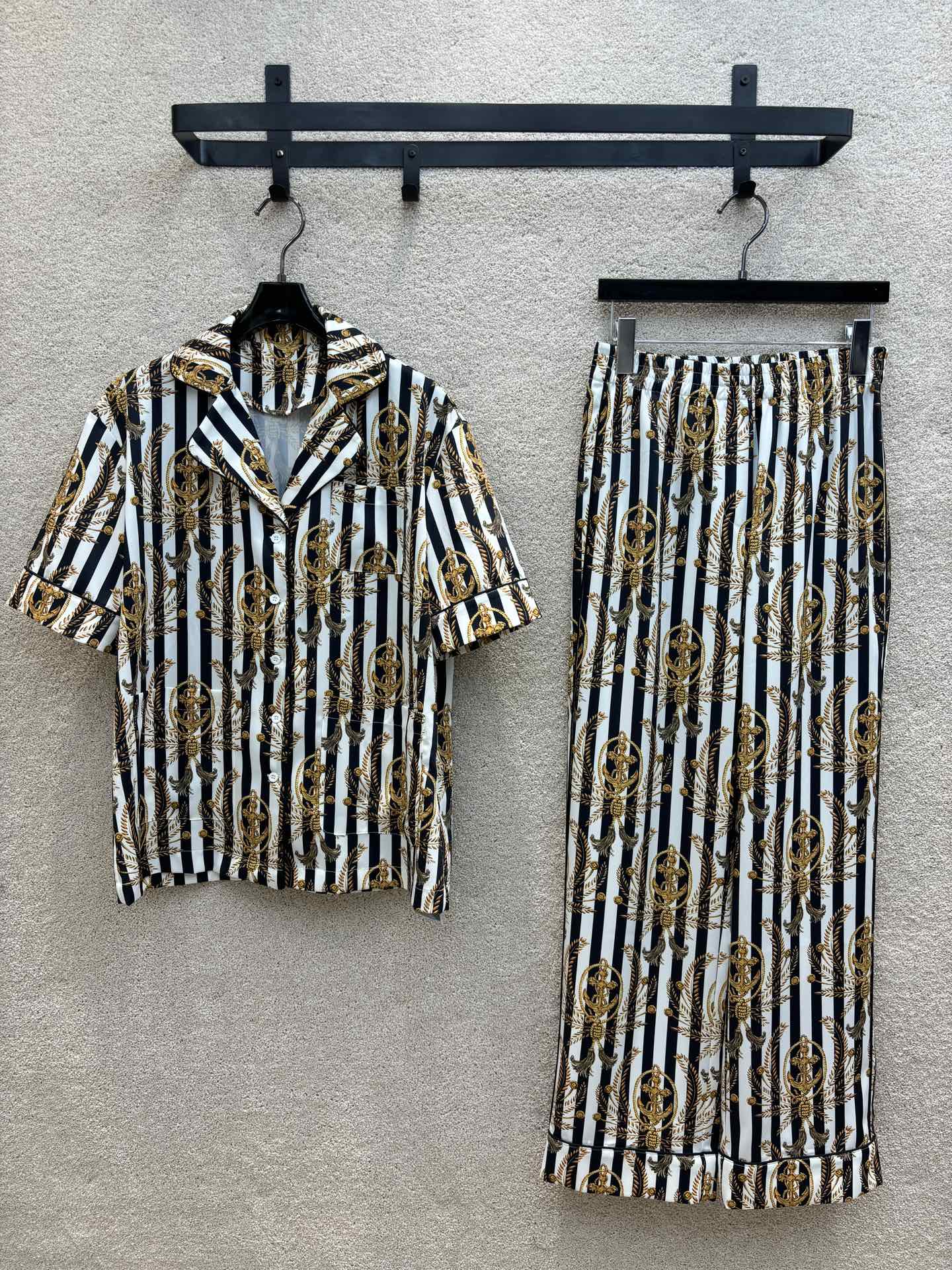 Louis Vuitton Clothing Pajamas Pants & Trousers Shirts & Blouses Printing Spring/Summer Collection Vintage Long Sleeve CT66985
