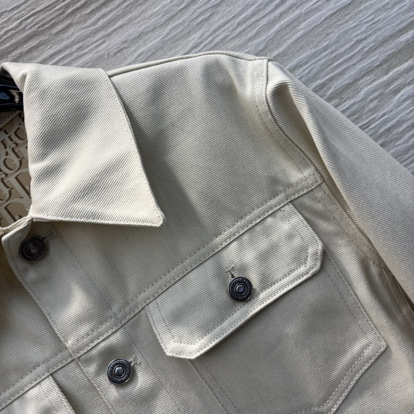 Dior Women's Denim Jacket with Bee Embroidery - Spring Collection 6 i1741089089958 7539 0 7