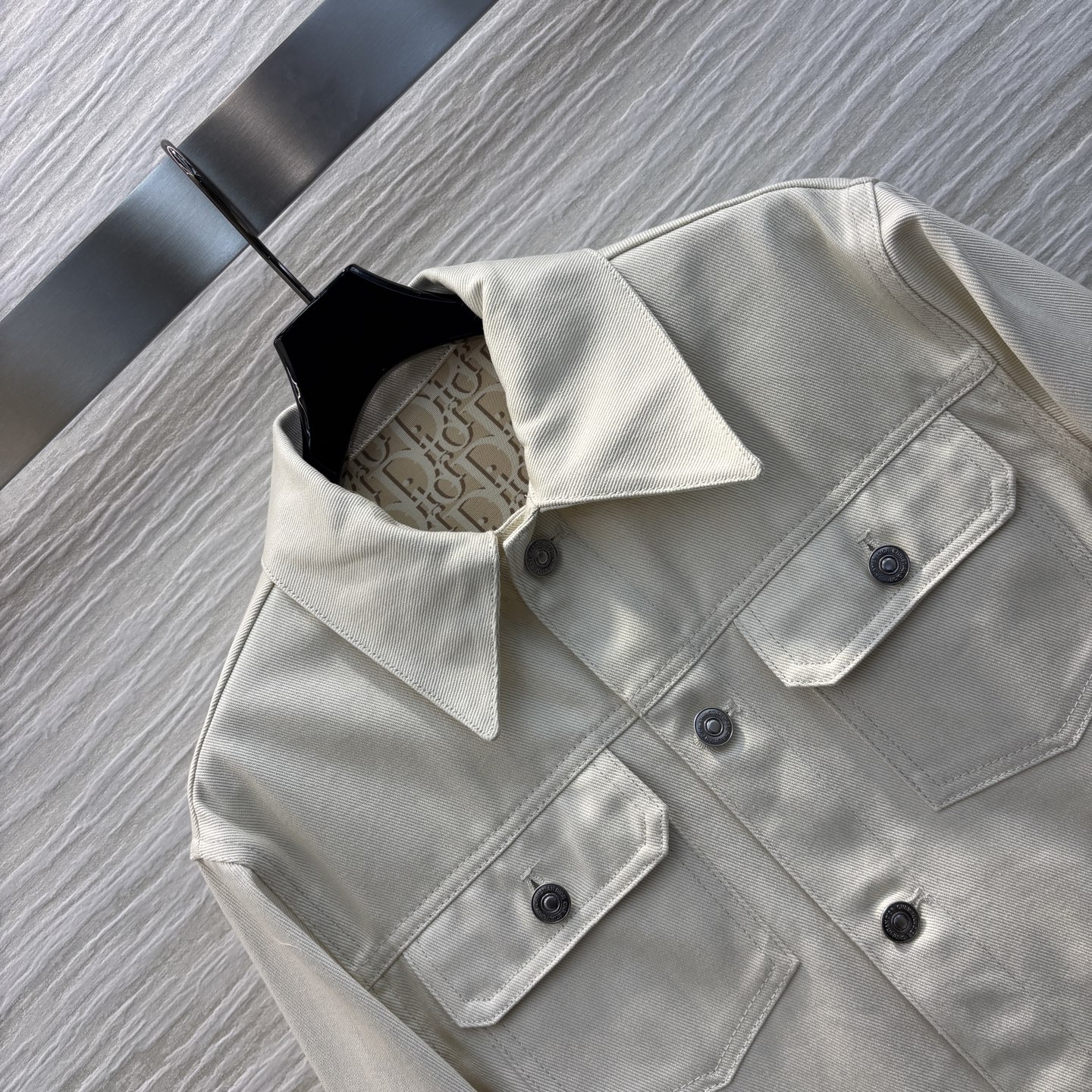 Dior Women's Denim Jacket with Bee Embroidery - Spring Collection 5 i1741089090076 2164 0 6