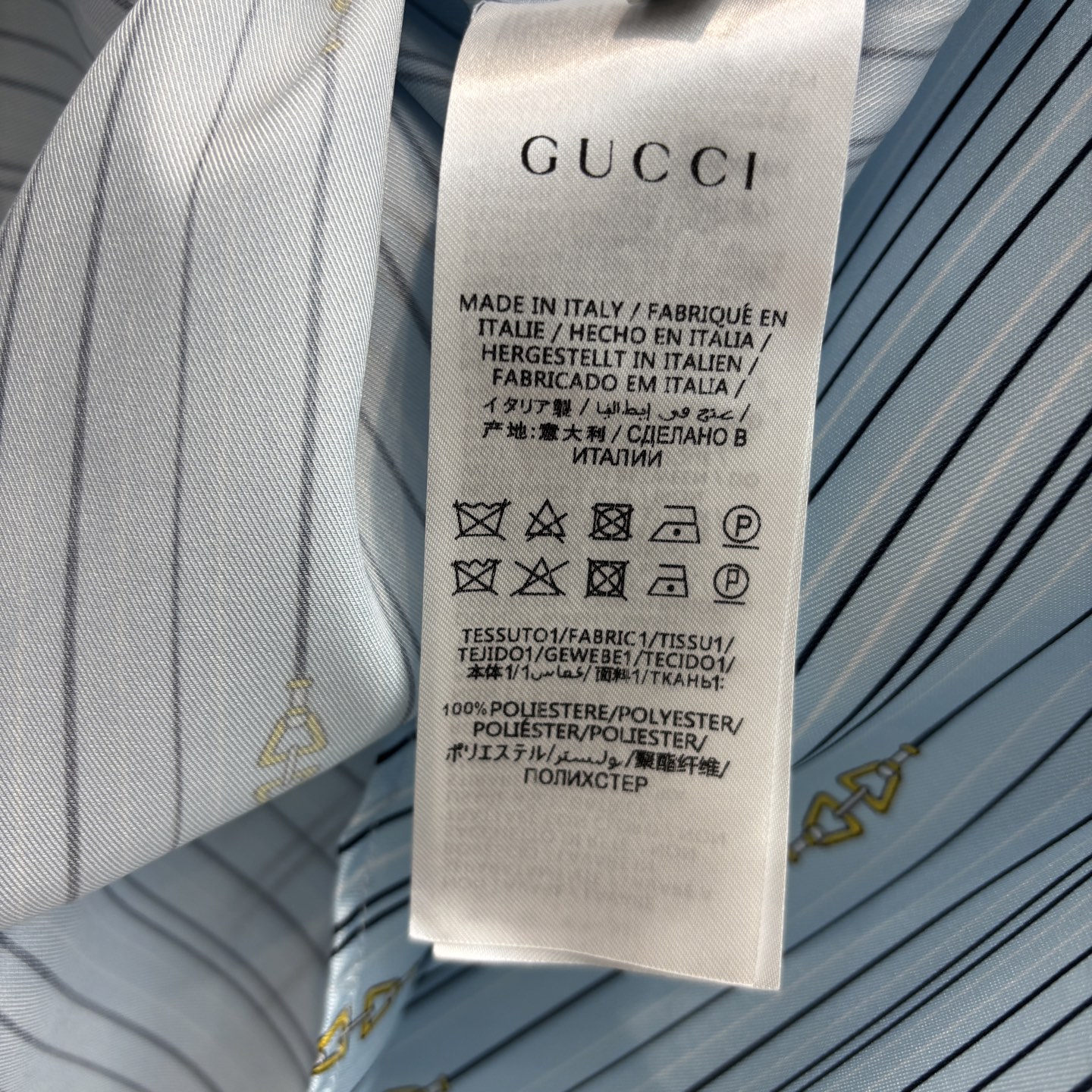 G家 25春夏新款 条纹马鞍扣图案衬衫➕松紧腰休闲裤 浅蓝色太少女心了 经典的版型上身百搭不挑人 低调又