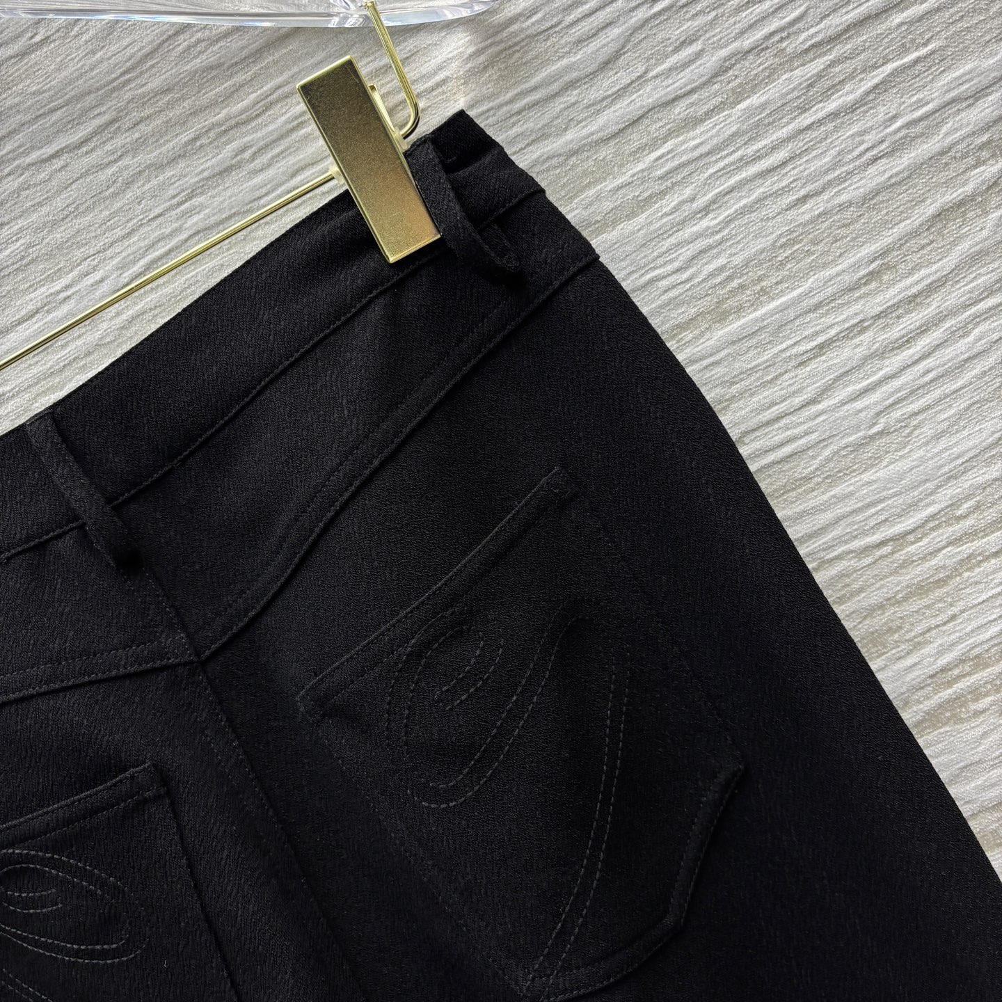 Gold Buckle Flared Straight Leg Trousers - Versatile & Flattering Fit 10 i1746286158648 5483 0 7