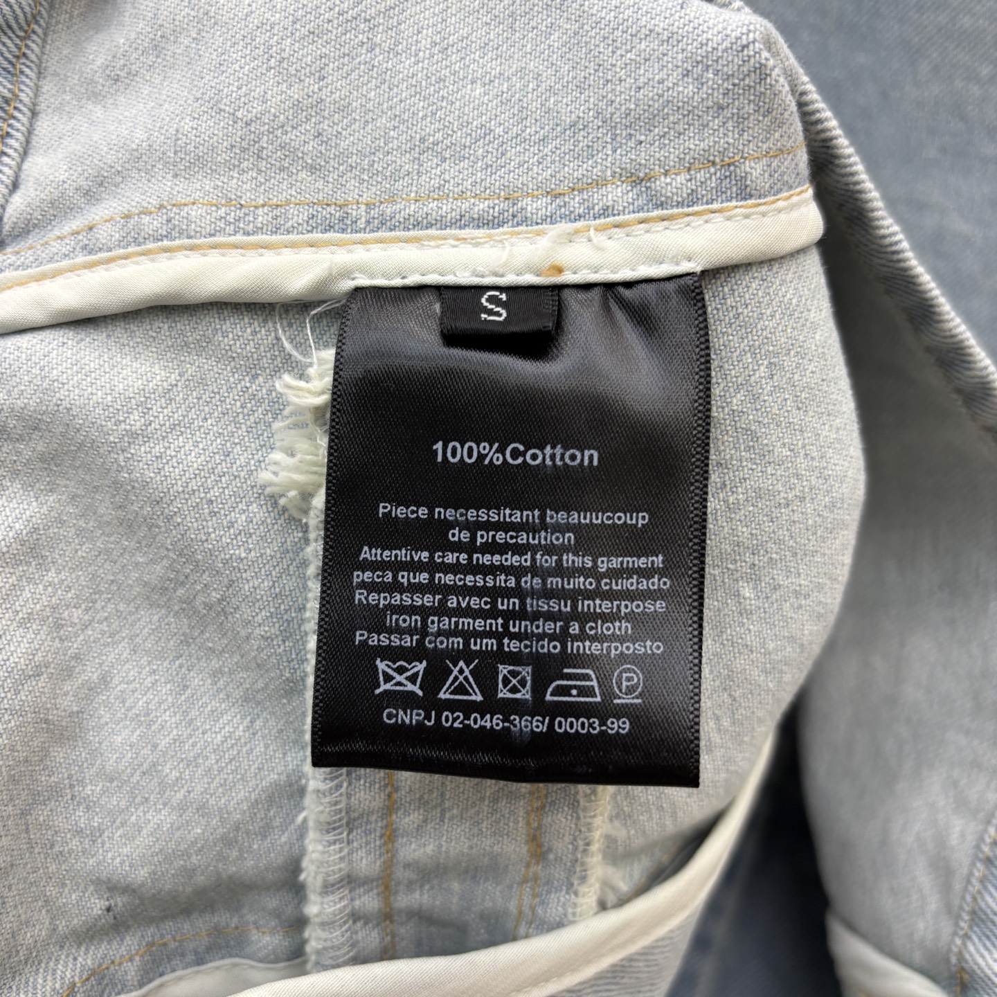 P667 Original Female Clothes: Stylish V-Collar Cowboy Suit for Young Lady - 图片 9