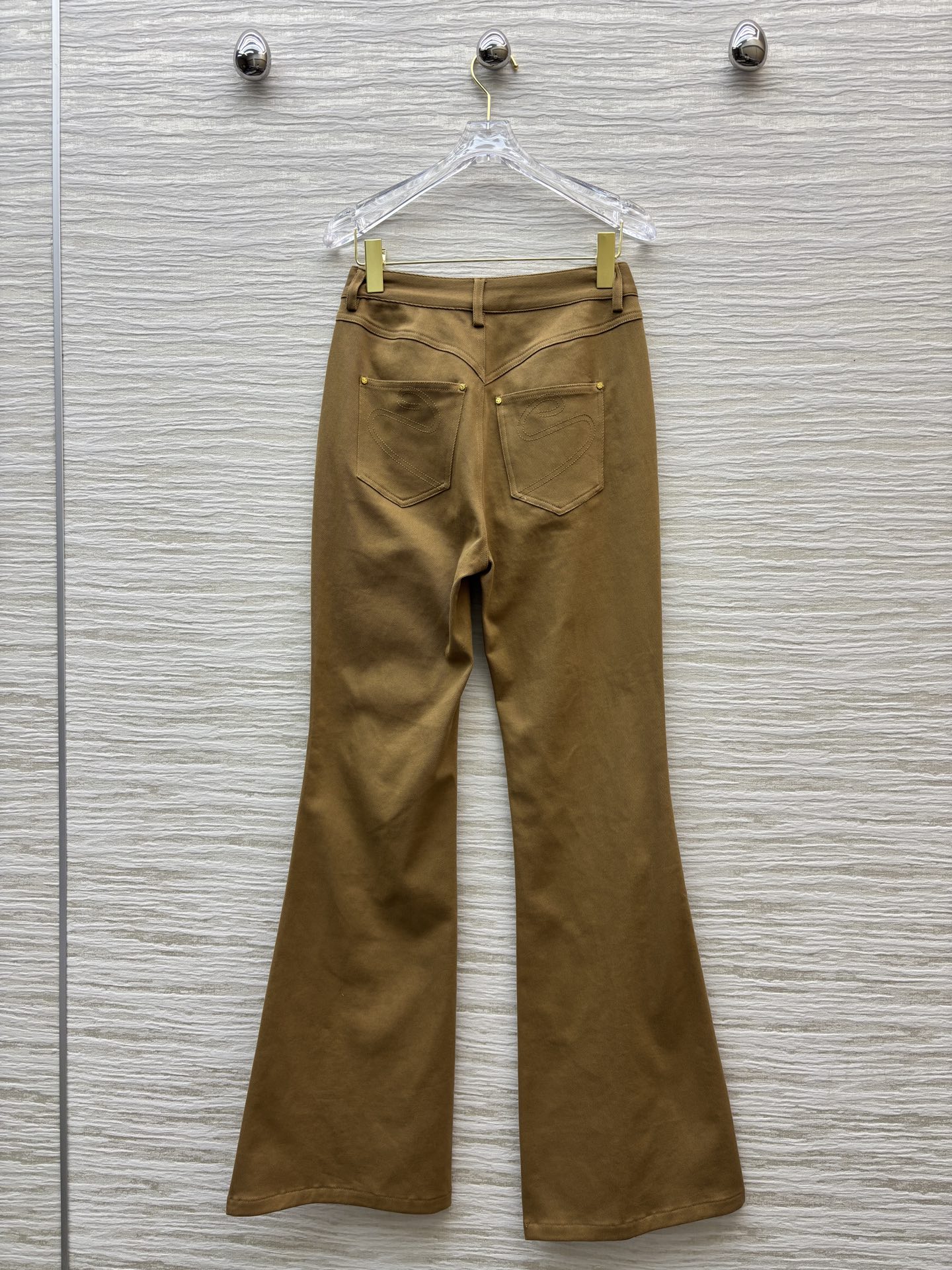 Women's High Waisted Stretch Flare Pants with Front Crease - Slim Fit 8 i1747631229452 7089 0 5