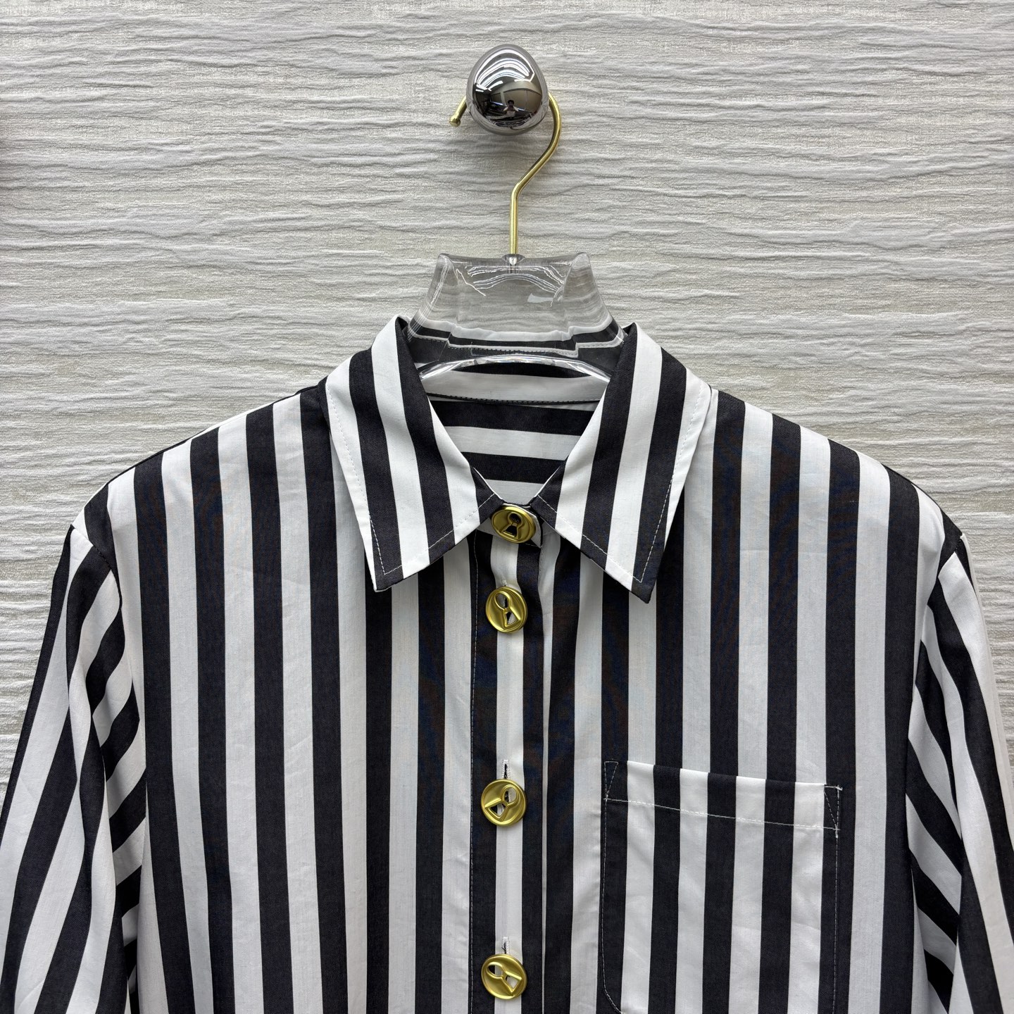 Striped Shirt Dress with Unique Buckle, Belted Elegant Casual Dress 3 i1747632729187 5928 0 7
