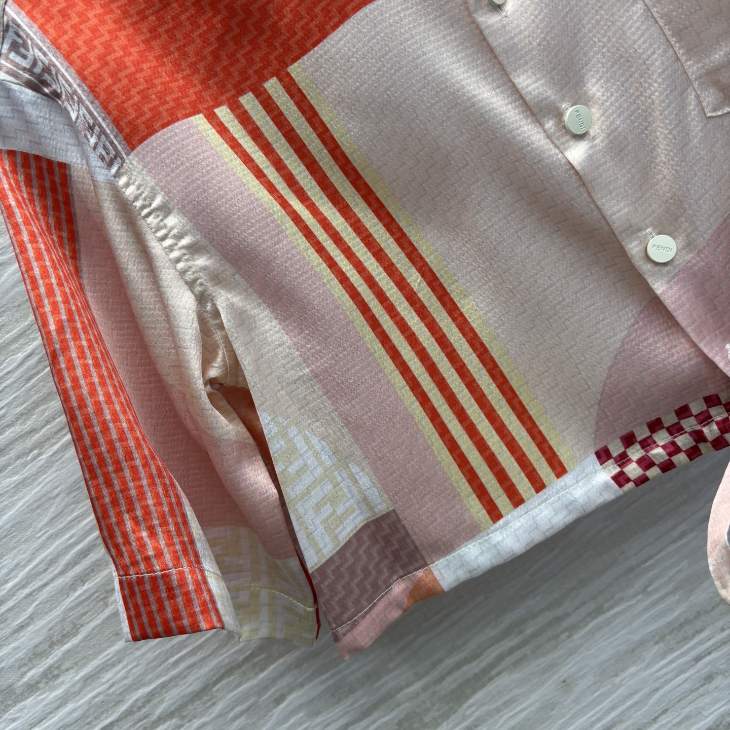 Original Geometric Print Dress Set with High Waist Shorts for Chic Summer Style - 图片 4