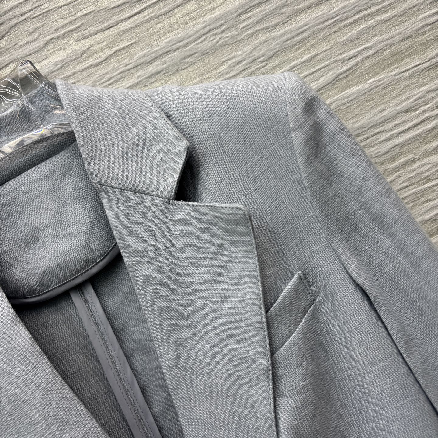 Linen Blazer with Gold Buckle Detail - Spring/Summer Collection 5 i1748879107482 1338 0 4