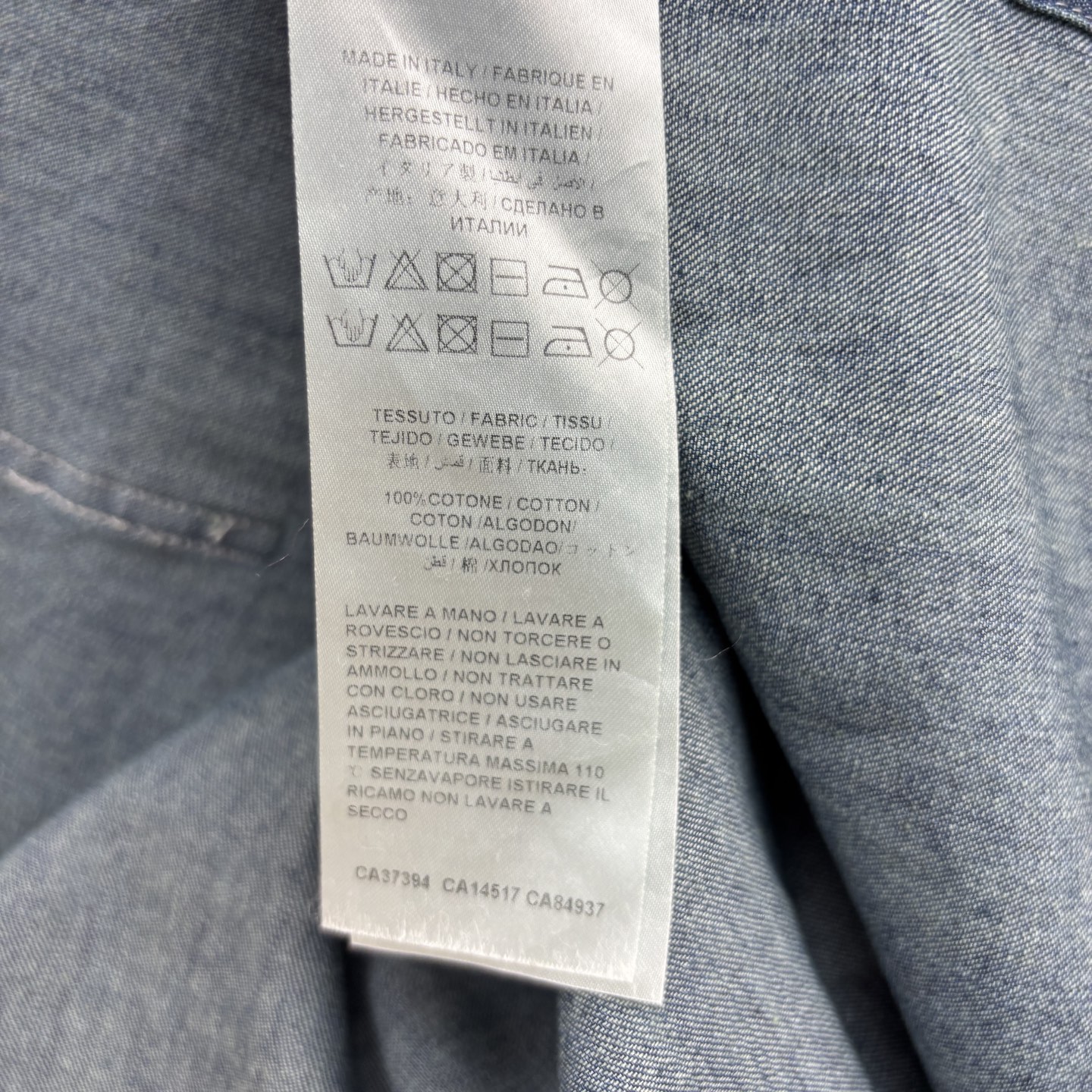 G家 25春夏新品 马衔扣装饰牛仔套装 圆领飘带长袖上衣+高腰短裤 时髦精必备 自带利落帅气时尚感 蓝色