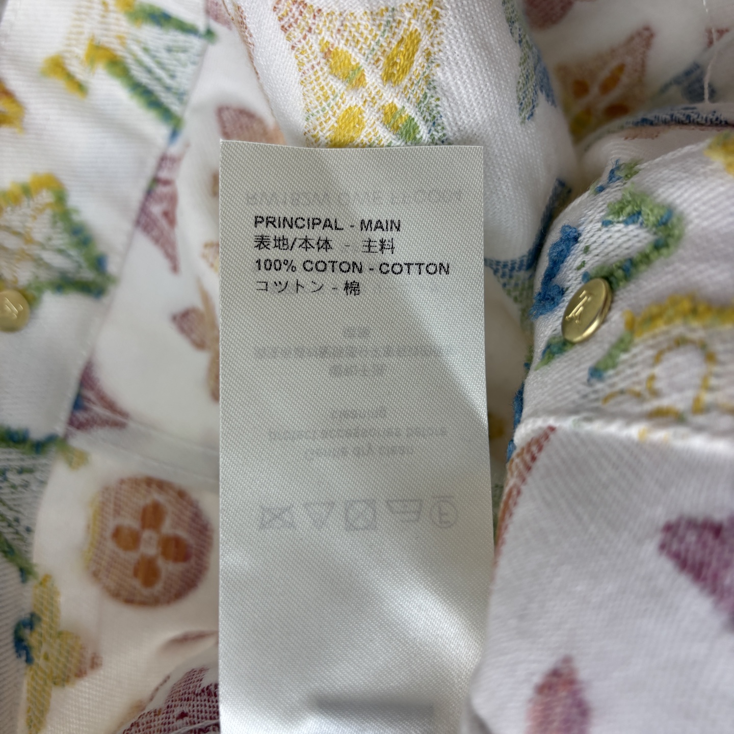L家 25早秋 彩色老花提花牛仔系列 翻领夹克外套+高腰短裙 定制提花牛仔面料 质感高级 满印七彩Mon