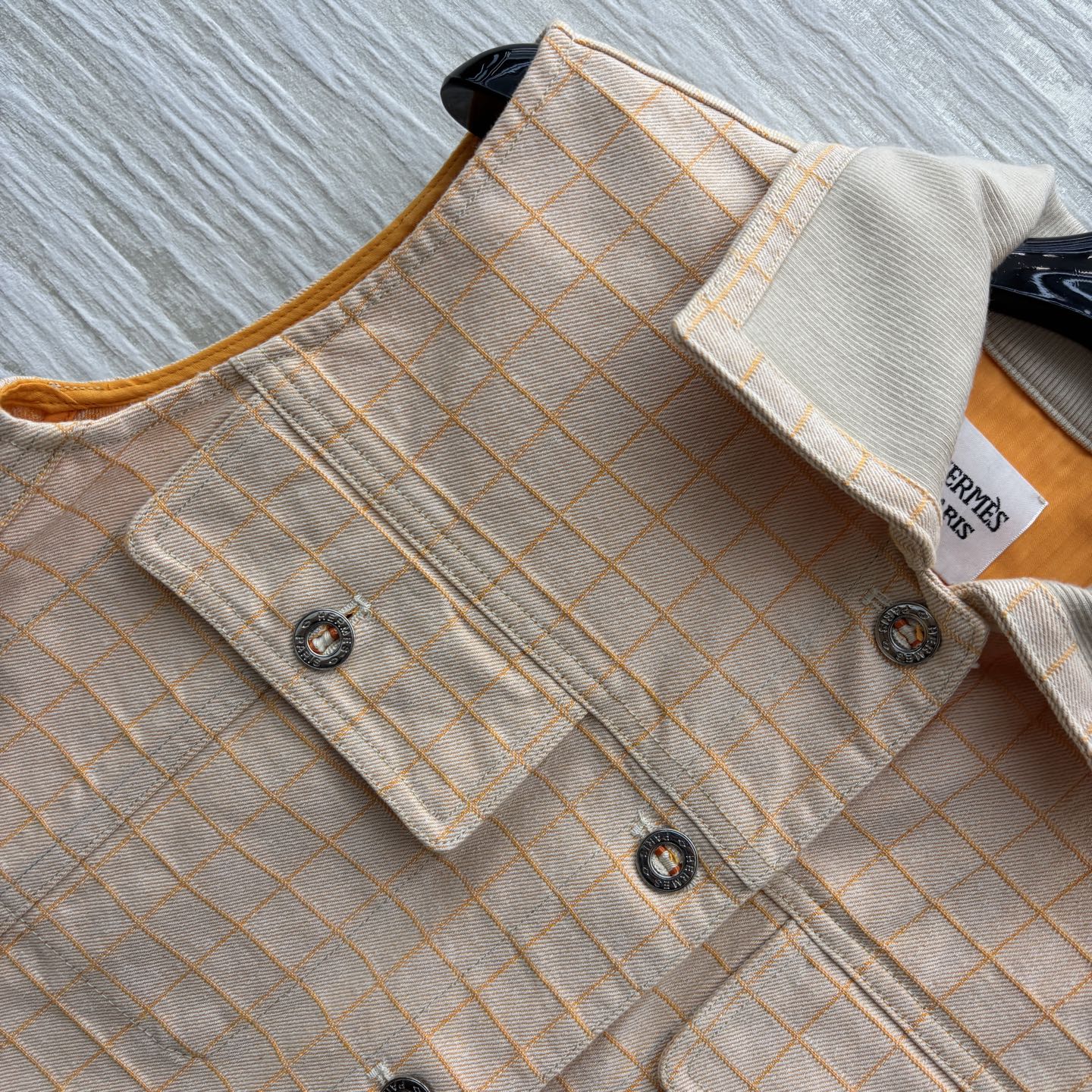 Vintage Orange Cowboy Coat: Stylish Retro Design for Women, Perfect for Autumn and Everyday Wear - 图片 3