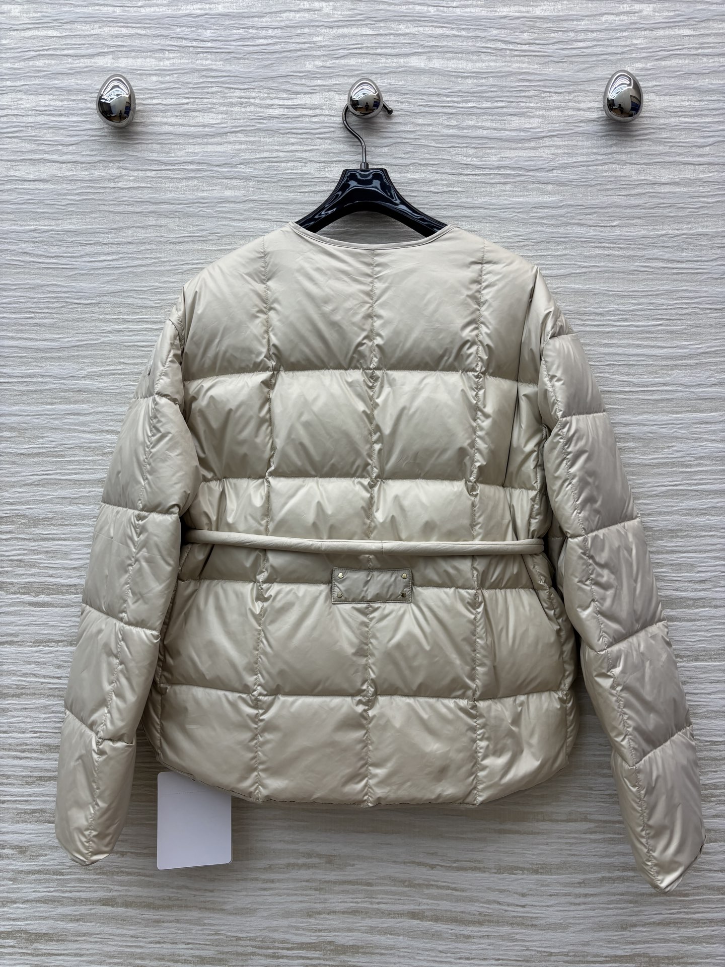 Mo家 25秋冬新款 圆领面包羽绒服马甲 圆领短款面包服版型 配送本布腰带 两种风格随意切换 上身帅气时