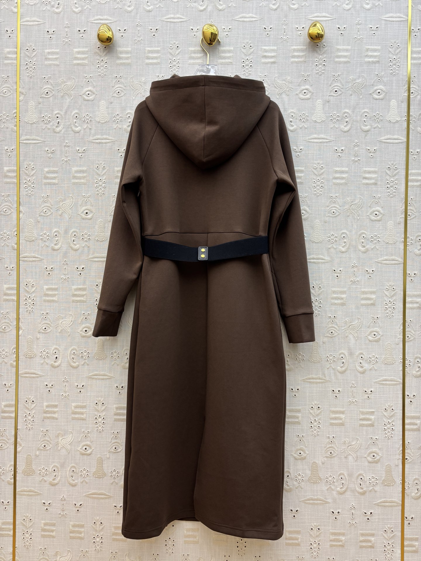 Schic Women's Hooded Cotton Blend Mini Dress with Half Zip & Belt 9 i1757905215054 849 0 6