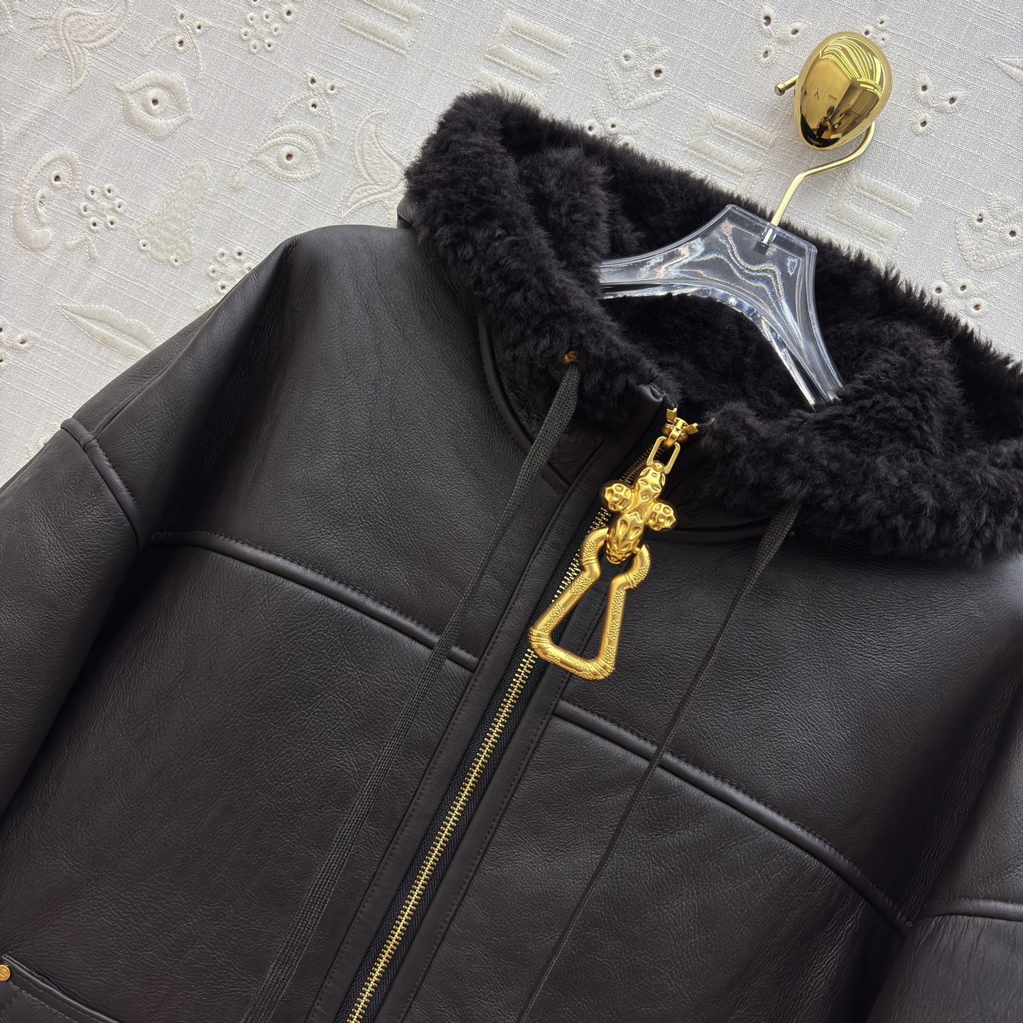 Shearling Hooded Zip-Up Jacket - Fashionable Armor Style, Warm and Stylish 6 i1759915163527 6209 0 3