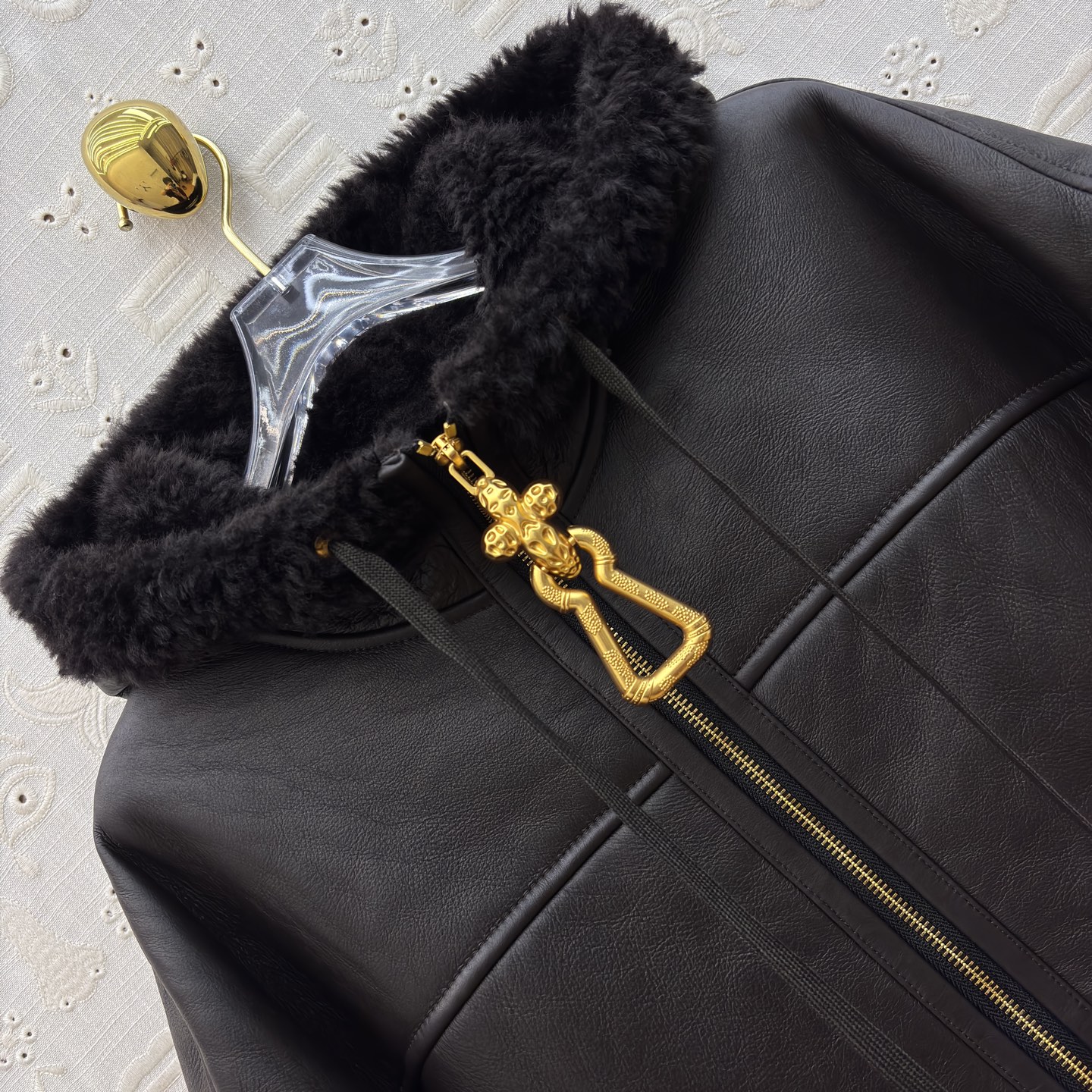 Shearling Hooded Zip-Up Jacket - Fashionable Armor Style, Warm and Stylish 7 i1759915169689 8306 0 6