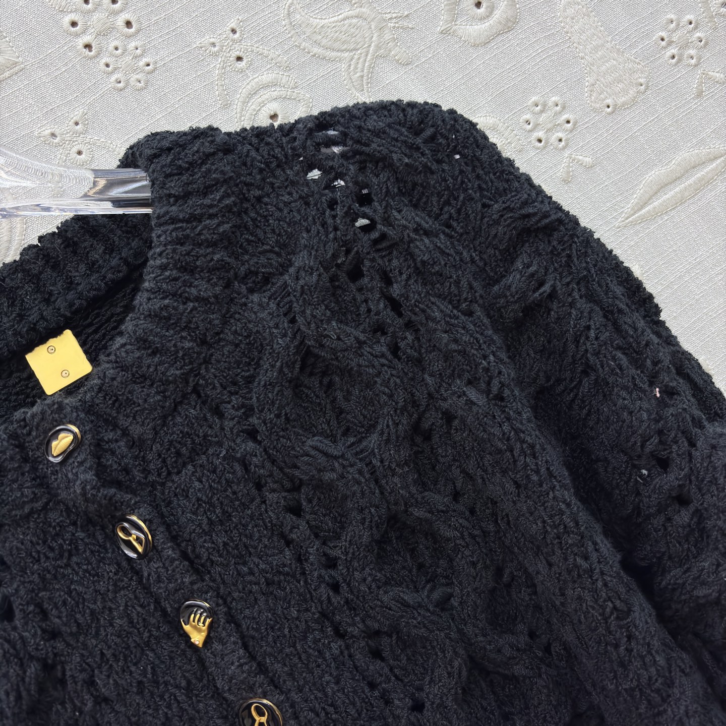 Sch Irregular Buckle Cable Knit Sweater, Gentle Spring Autumn Top 5 i1761984401975 1090 0 5