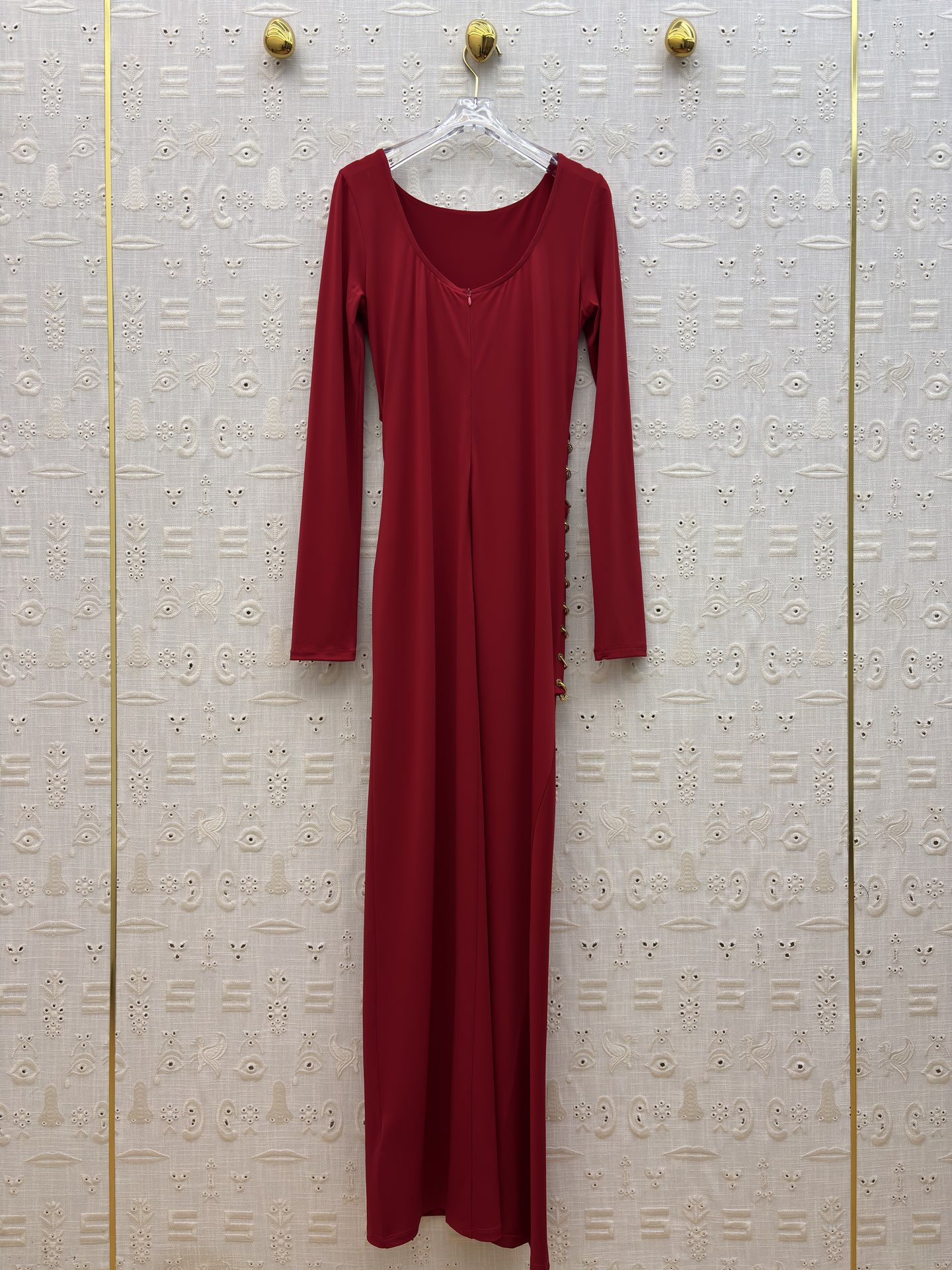 Sch 26新款 带褶皱连衣裙 腰间压褶收腰设计完美勾勒腰线 褶皱留有余空超级遮肉显瘦 侧边开模异扣设计