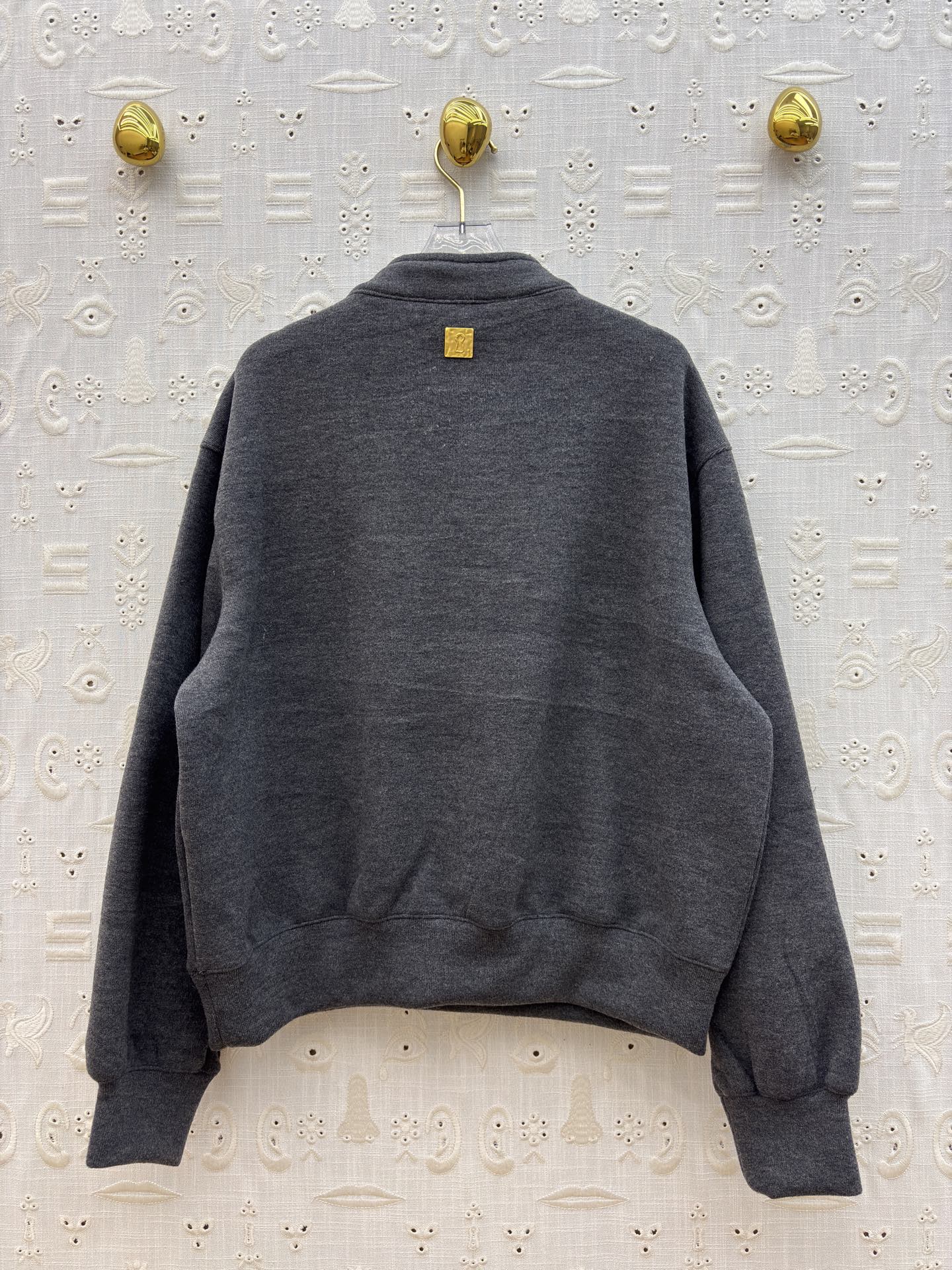 Sch 26新款 五金扣装饰休闲运动套装 立领半拉链套头卫衣+直筒松紧腰阔腿裤 一套搭配日常出行很方便 