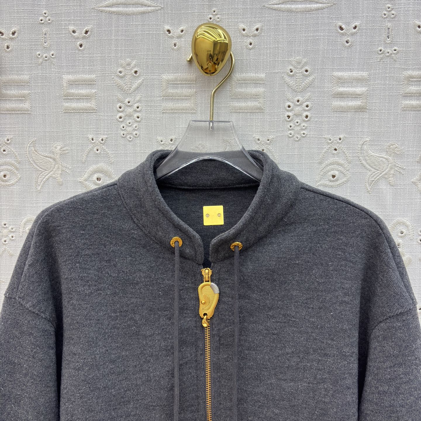 Sch 26新款 五金扣装饰休闲运动套装 立领半拉链套头卫衣+直筒松紧腰阔腿裤 一套搭配日常出行很方便 