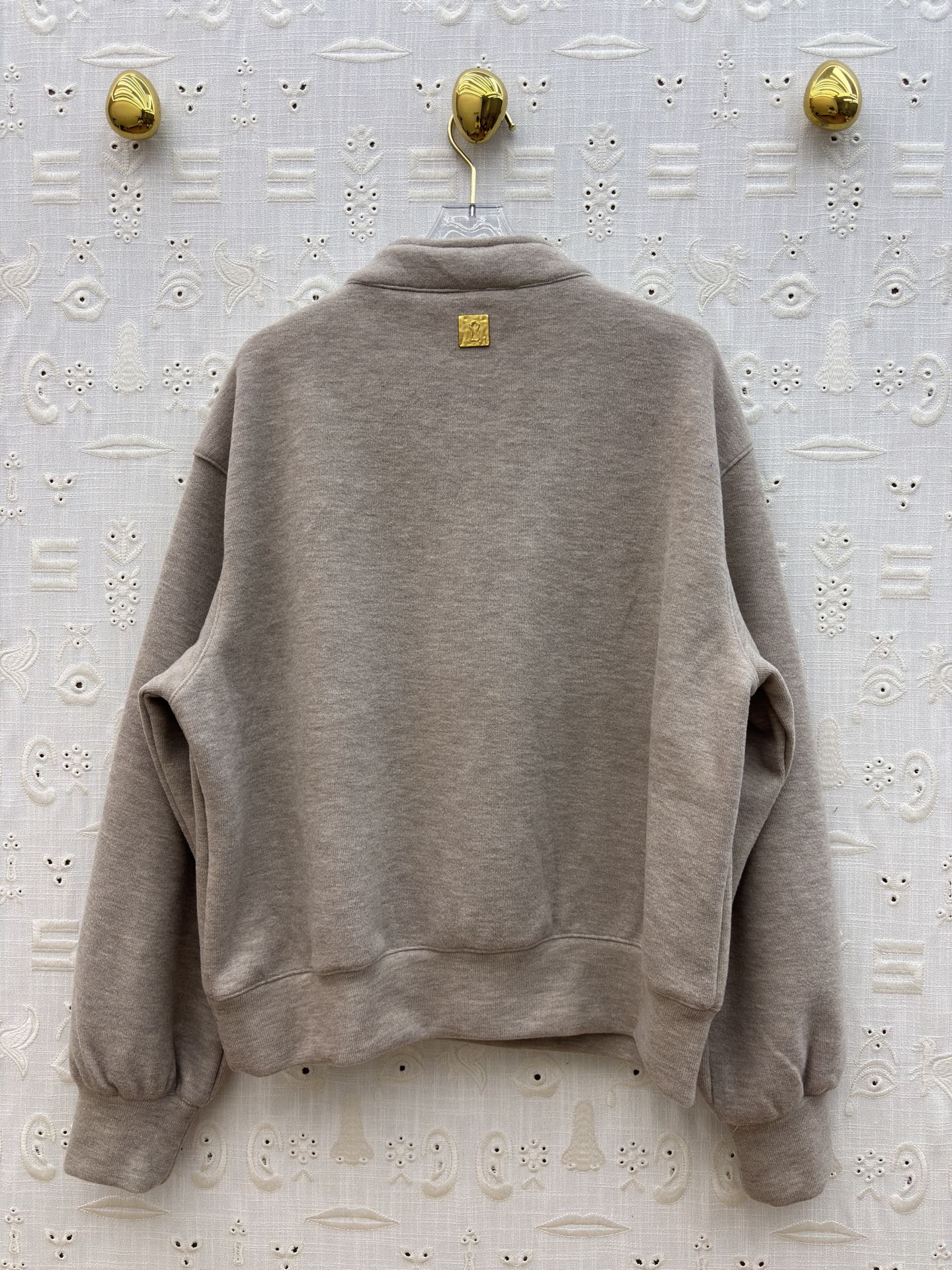 Sch 26新款 五金扣装饰休闲运动套装 立领半拉链套头卫衣+直筒松紧腰阔腿裤 一套搭配日常出行很方便 