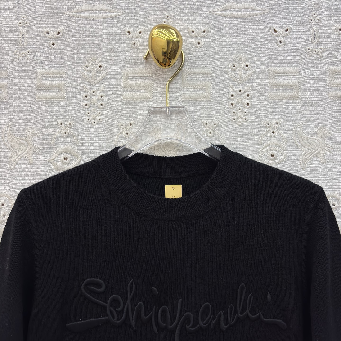 Sch 经典刺绣立体字母T恤 软糯亲肤的面料 春夏换季最值得入手的低调奢品 四色SML