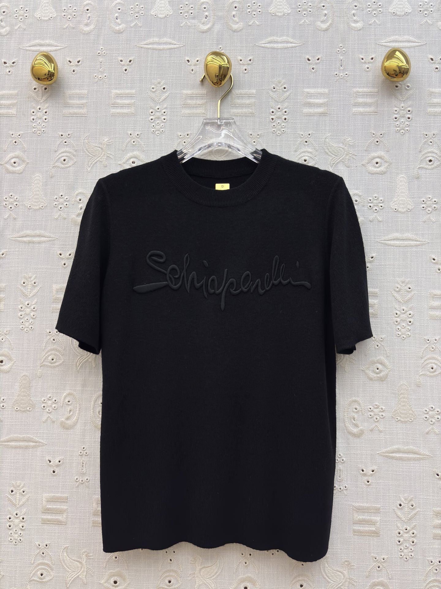 Sch 经典刺绣立体字母T恤 软糯亲肤的面料 春夏换季最值得入手的低调奢品 四色SML