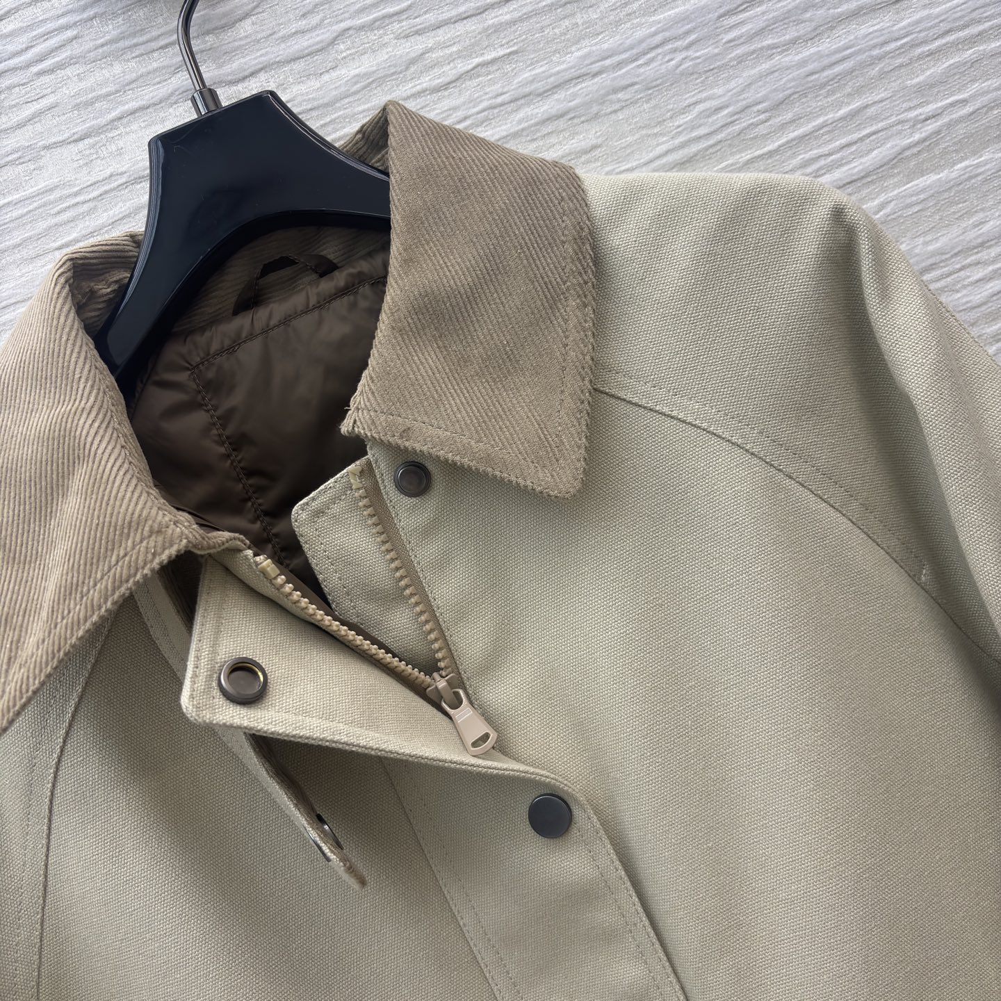 BC 26早春 撞色棉麻领工装短夹克外套 低调老钱风 棉麻工装风夹克 上身很显气质 自带帅气感的工装夹克