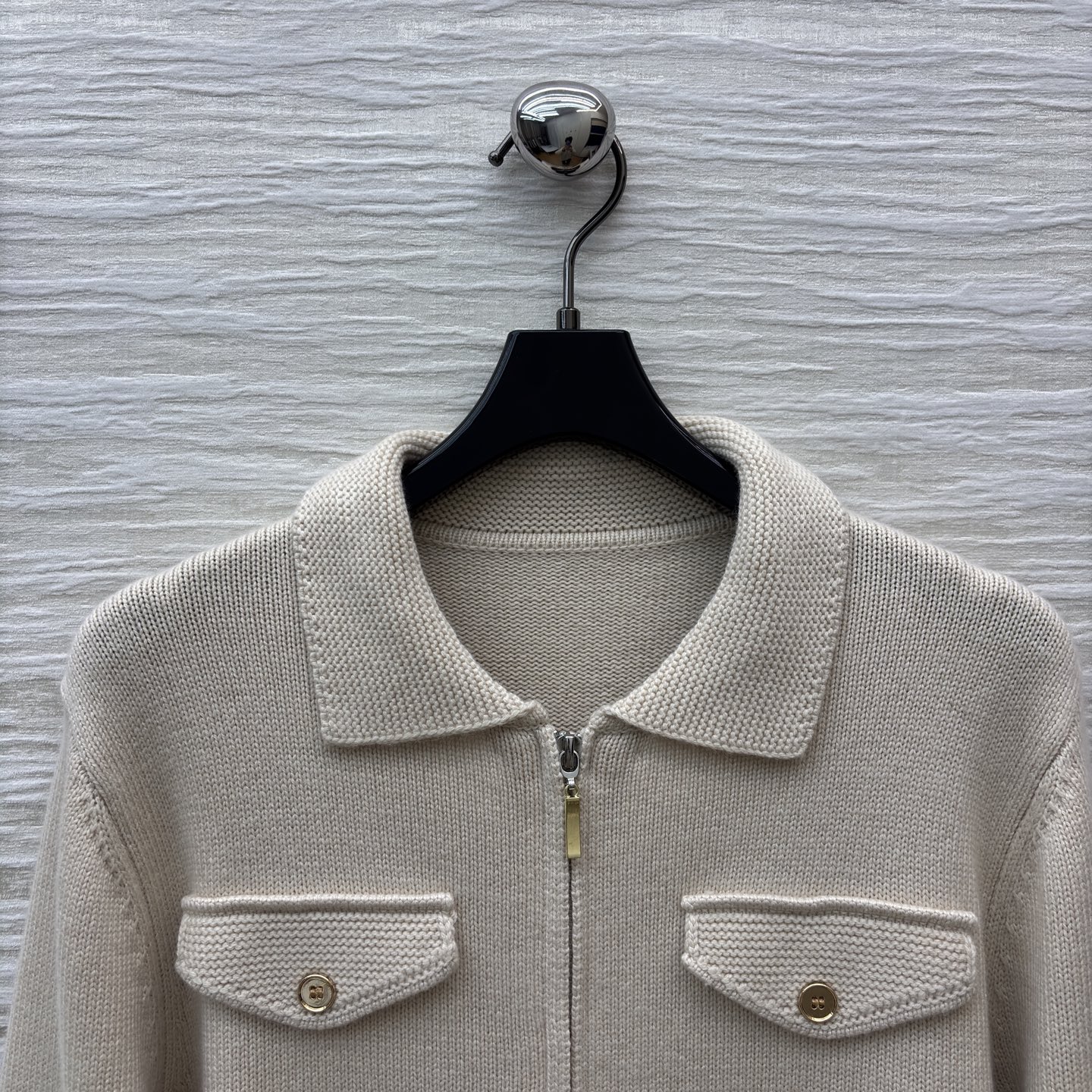 26春季新品 LP简约拉链针织夹克 新年胶囊系列 演绎精致百搭风范~山羊绒混纺面料 匠心打造 质感柔软细