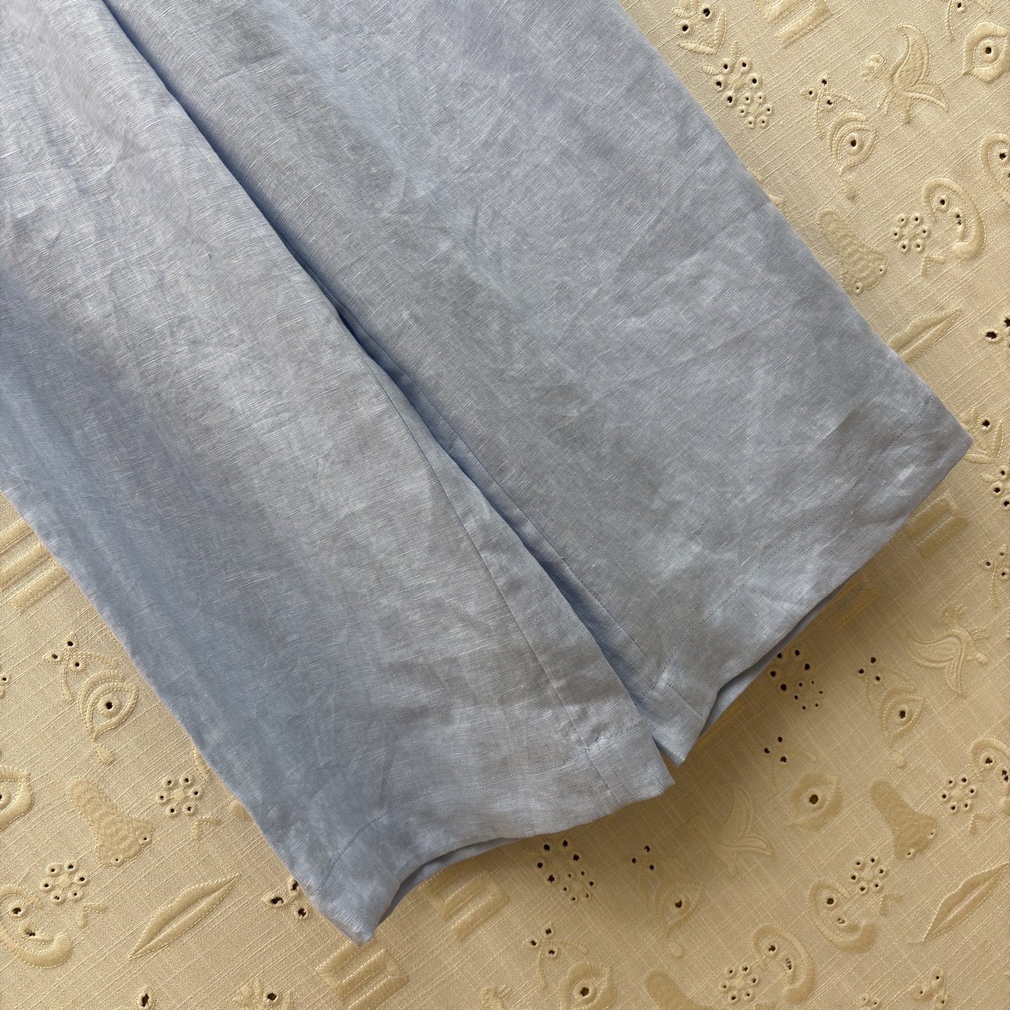 Sch 26新款 高级感亚麻套装 自带清冷贵气 亚麻面料 细节精致点睛 衬衫利落有型 阔腿裤藏肉显瘦 一