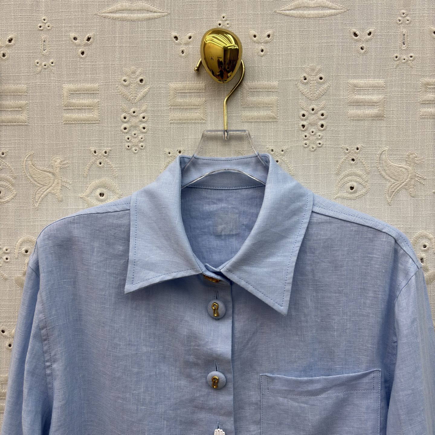 Sch 26新款 高级感亚麻套装 自带清冷贵气 亚麻面料 细节精致点睛 衬衫利落有型 阔腿裤藏肉显瘦 一