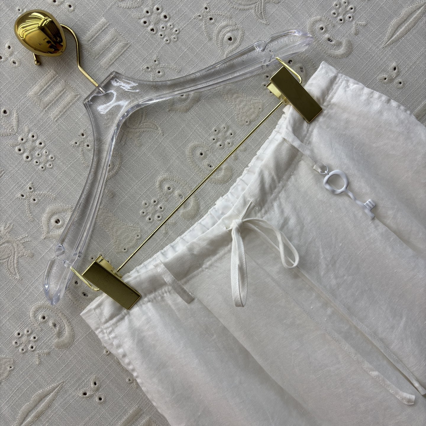 Sch 26新款 高级感亚麻套装 自带清冷贵气 亚麻面料 细节精致点睛 衬衫利落有型 阔腿裤藏肉显瘦 一