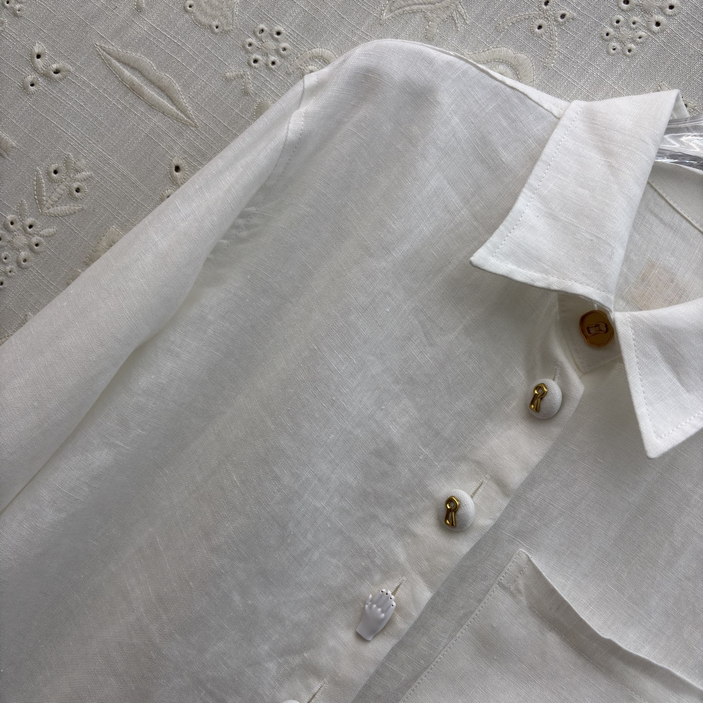 Sch 26新款 高级感亚麻套装 自带清冷贵气 亚麻面料 细节精致点睛 衬衫利落有型 阔腿裤藏肉显瘦 一