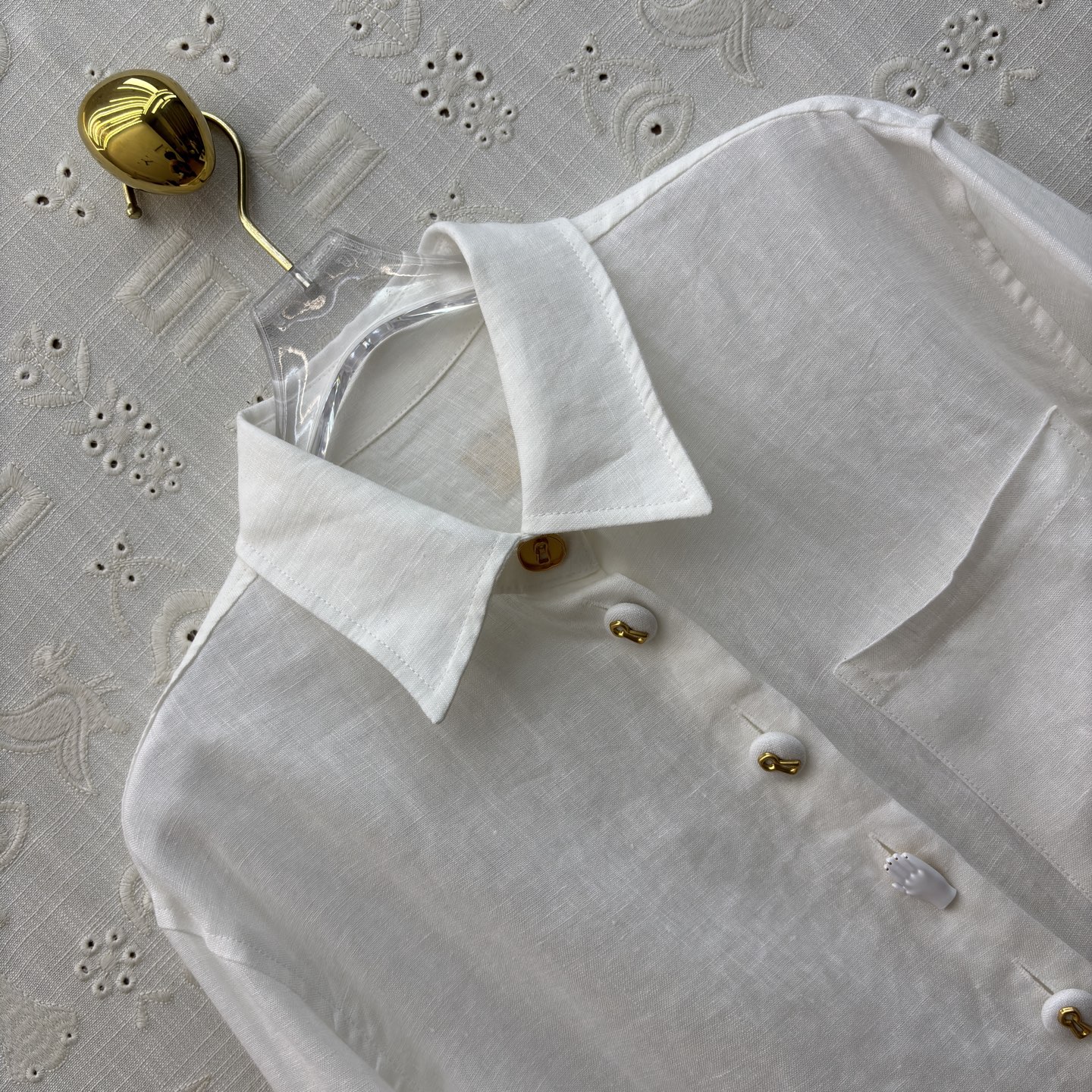 Sch 26新款 高级感亚麻套装 自带清冷贵气 亚麻面料 细节精致点睛 衬衫利落有型 阔腿裤藏肉显瘦 一